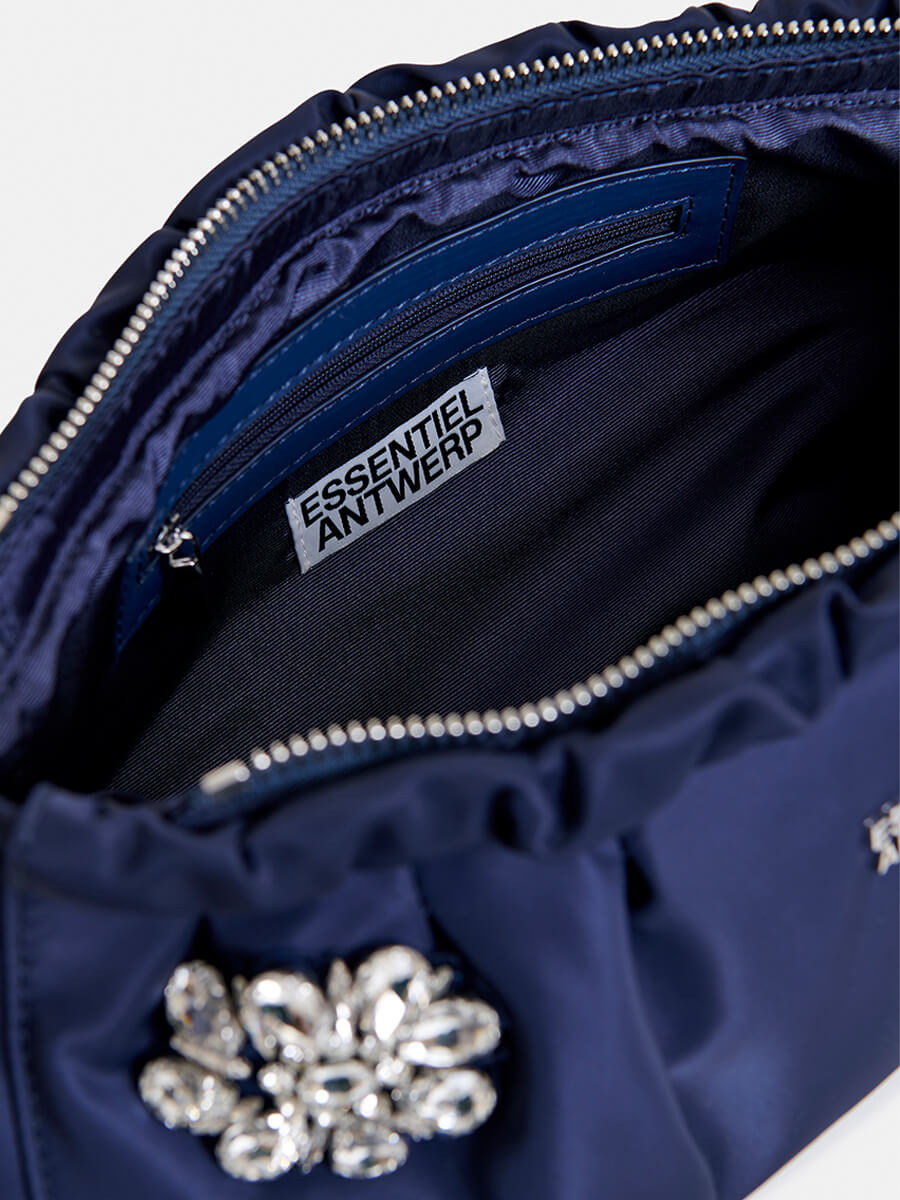 Essentiel Antwerp - Jimone Embroidered Pouch - Dark Night