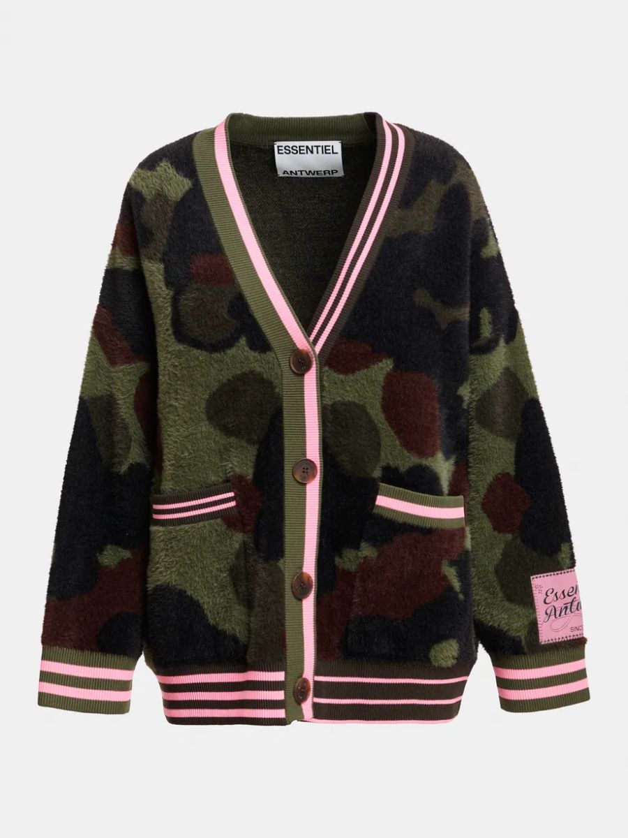 Essentiel Antwerp - Kamoo Cardigan - Dusty Green