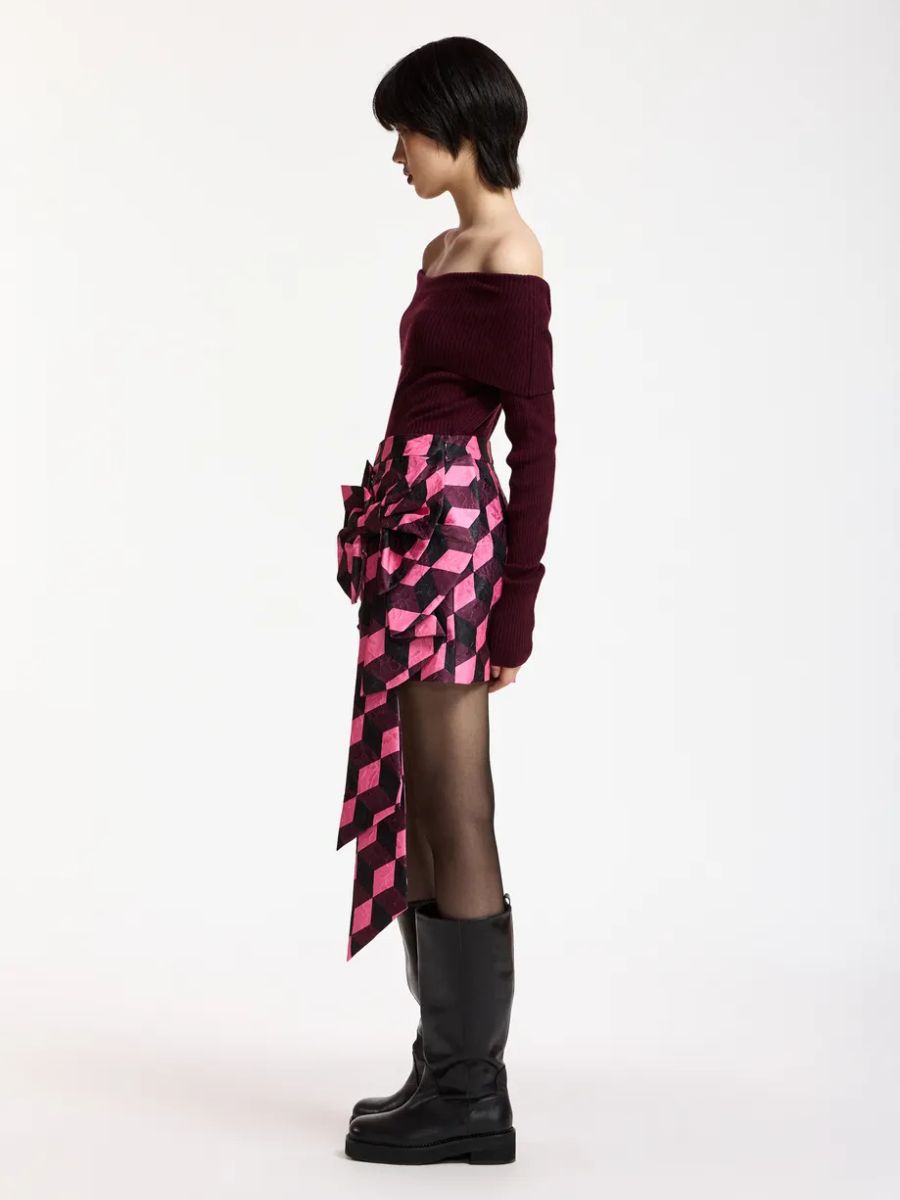 Essentiel Antwerp - Kar Mini Skirt - Black combo