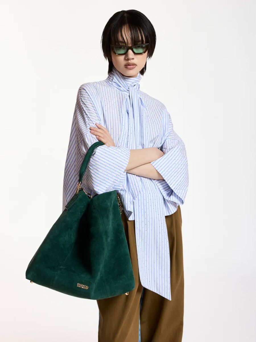 Essentiel Antwerp - Kefir Pussy Bow Tie Shirt
