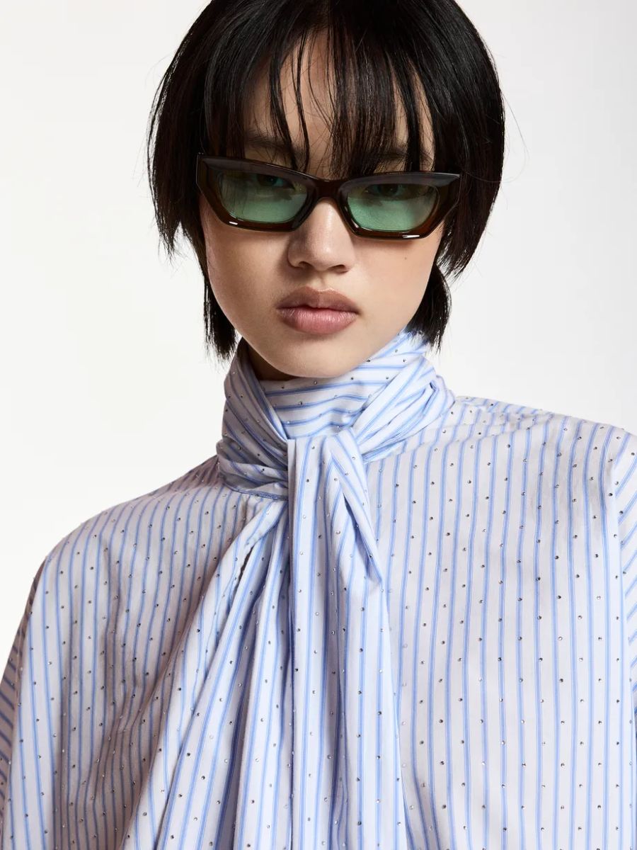 Essentiel Antwerp - Kefir Pussy Bow Tie Shirt