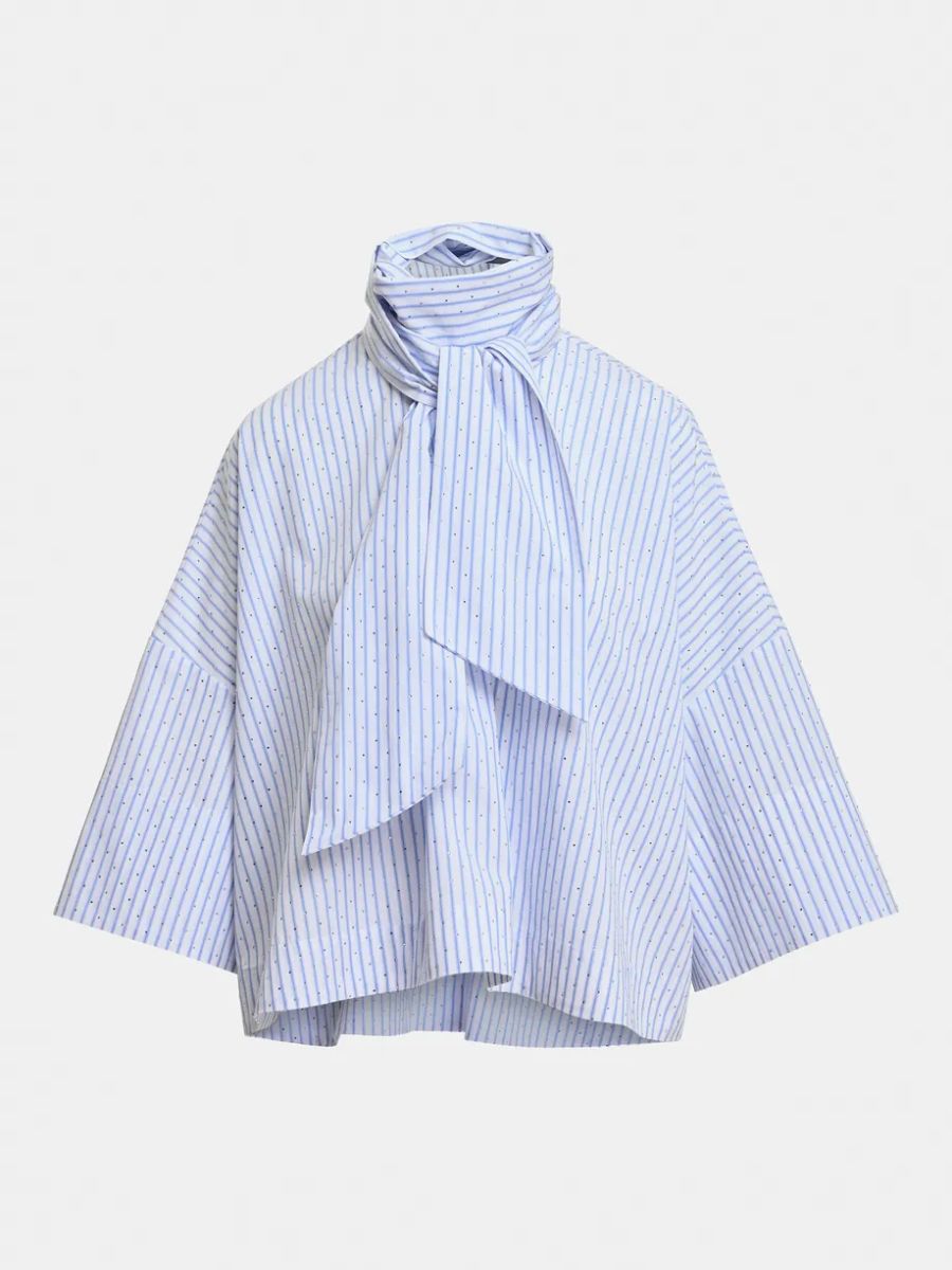 Essentiel Antwerp - Kefir Pussy Bow Tie Shirt
