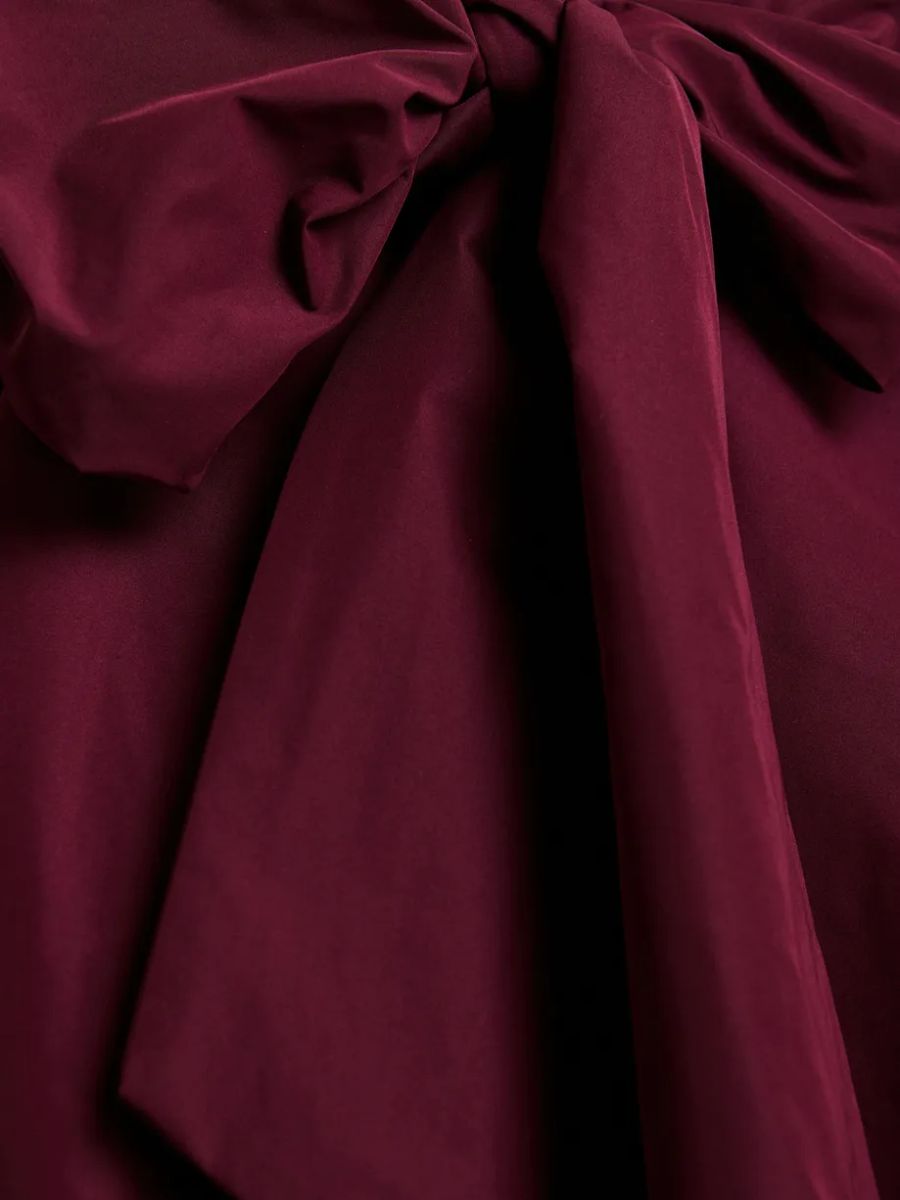 Essentiel Antwerp - Khai Pussy Bow Dress - Wine Not
