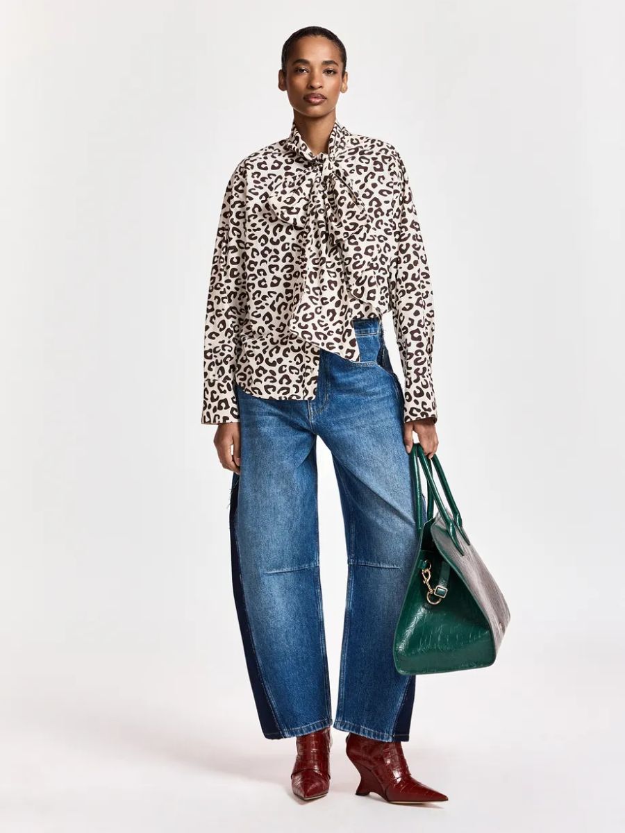 Essentiel Antwerp - Khaleesi Pussy Bow Shirt - Bear Me
