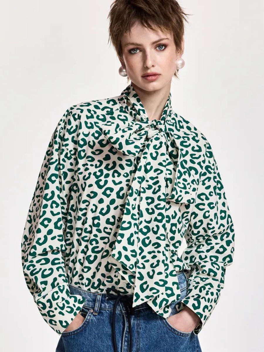 Essentiel Antwerp - Khaleesi Pussy Bow Shirt - Off White
