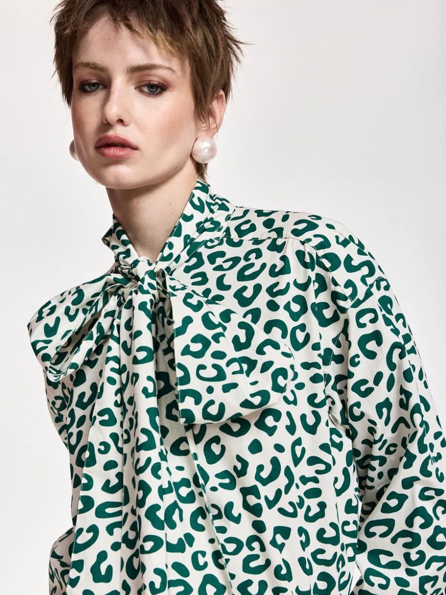 Essentiel Antwerp - Khaleesi Pussy Bow Shirt - Off White