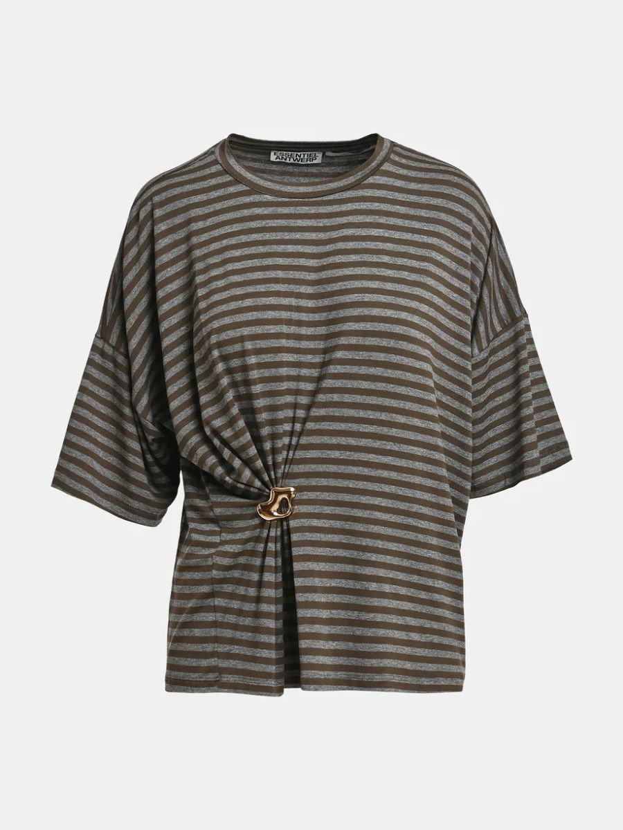 Essentiel Antwerp - Kriss T-Shirt - Khaki Mission