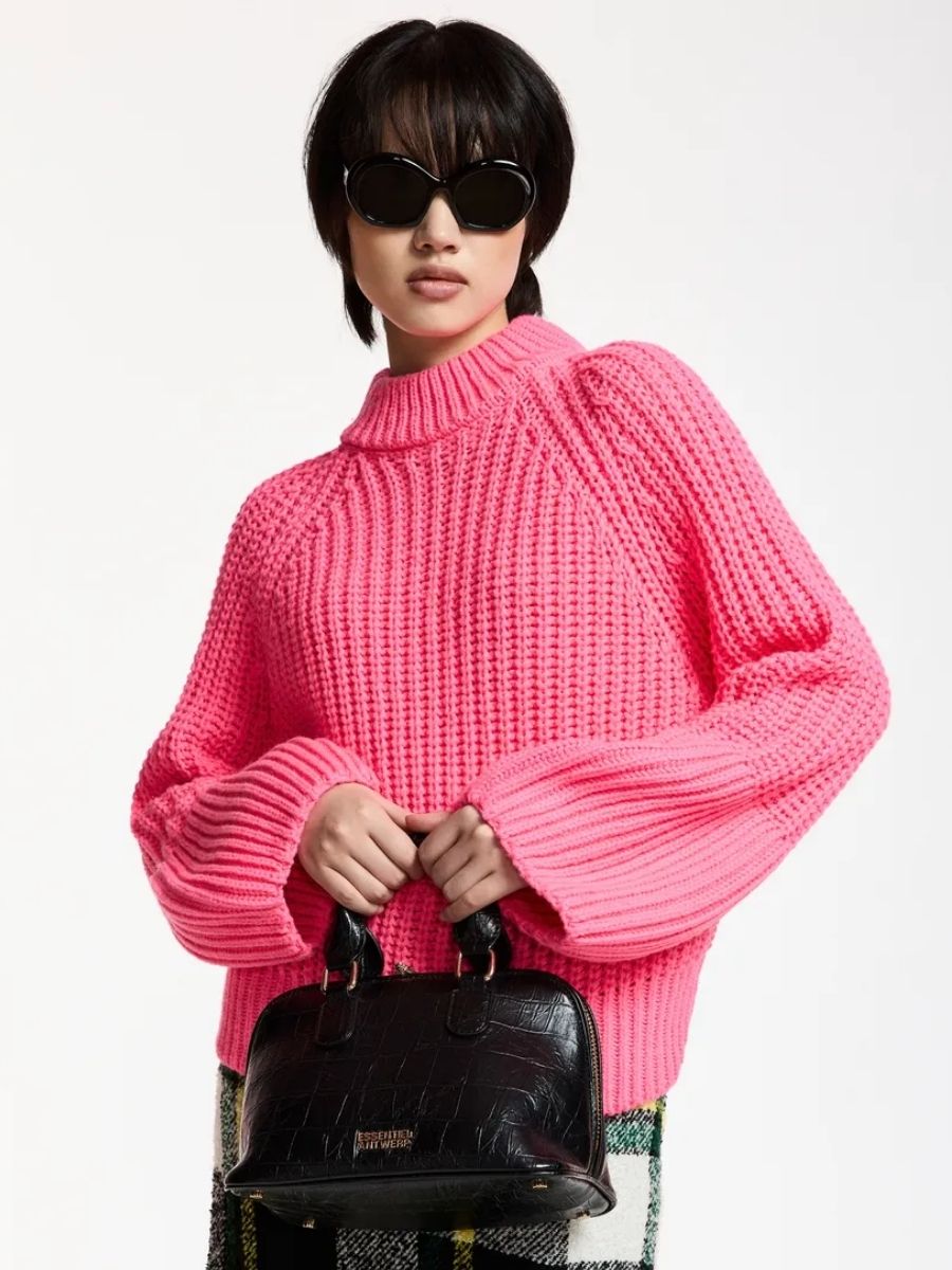 Essentiel Antwerp - Kristian Pullover - Hot Magenta