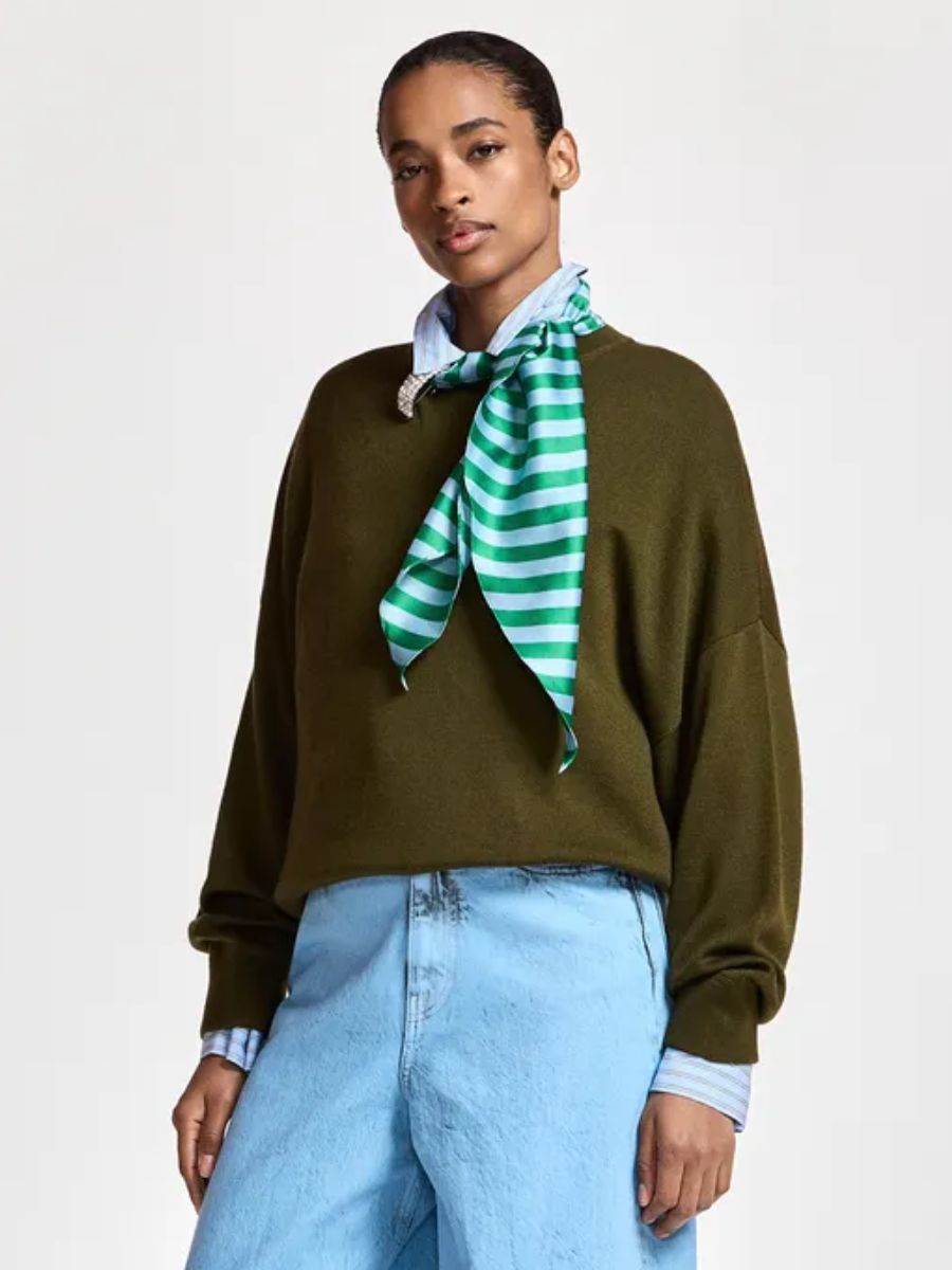 Essentiel Antwerp - Kurtis Pullover - Khaki Mission