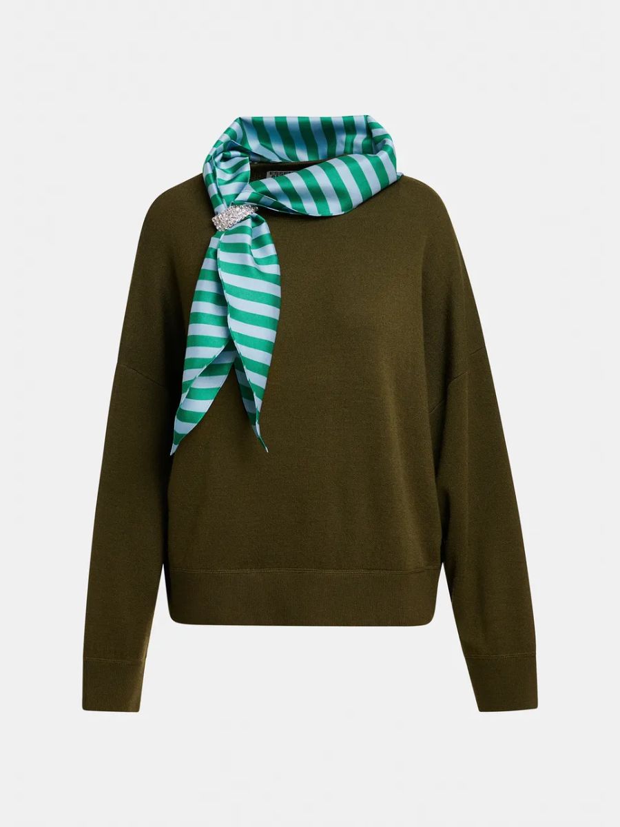 Essentiel Antwerp - Kurtis Pullover - Khaki Mission