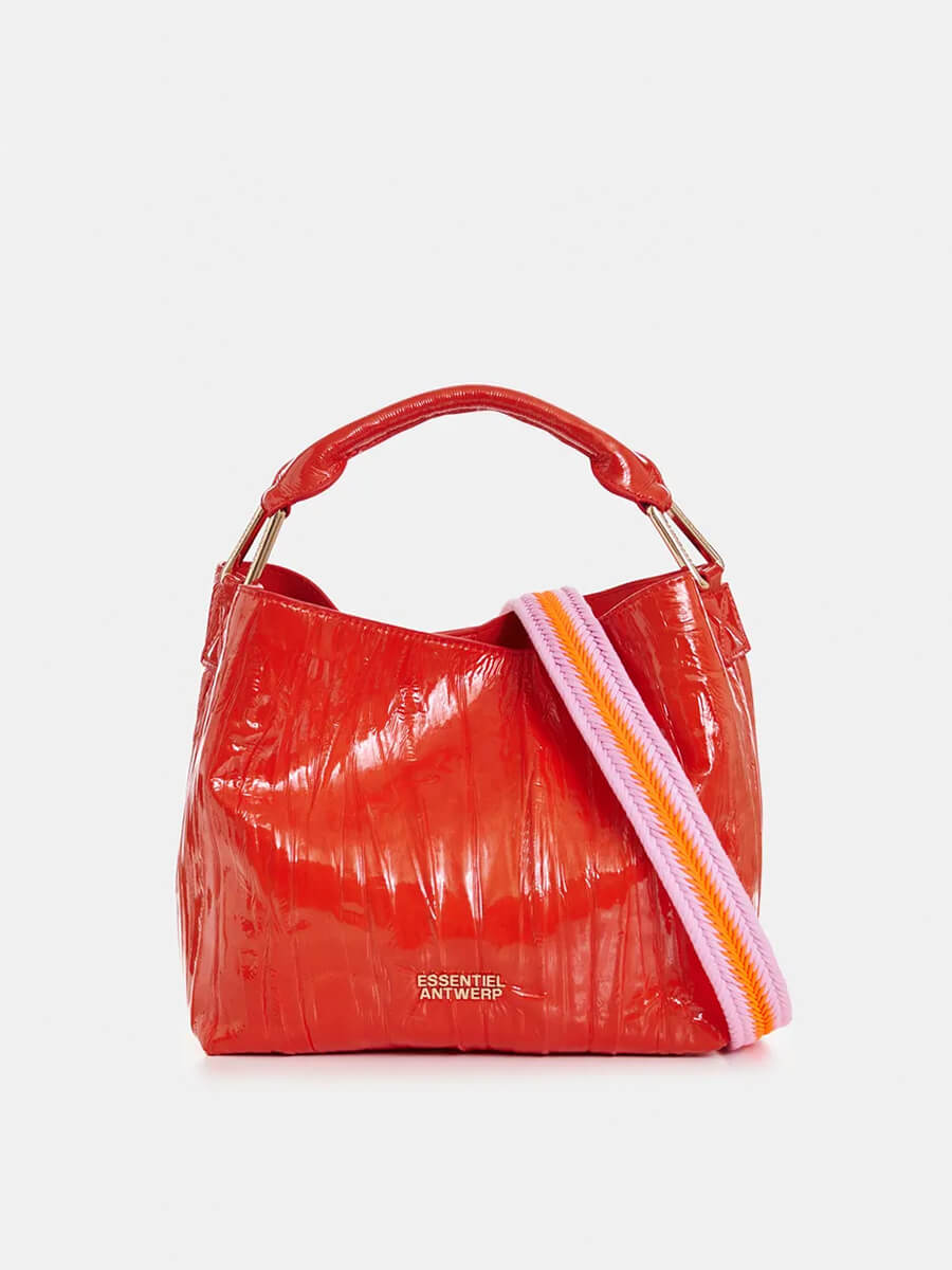 Essentiel Antwerp Jhossi Mini Print Shopper Bag - Orange