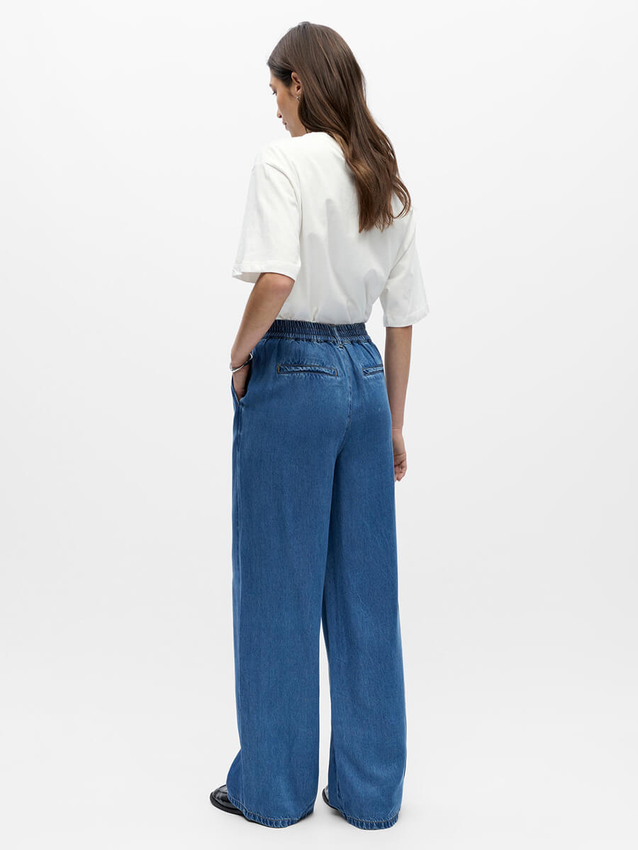 OBJECT Frame Lisa Pant - Medium Blue Denim
