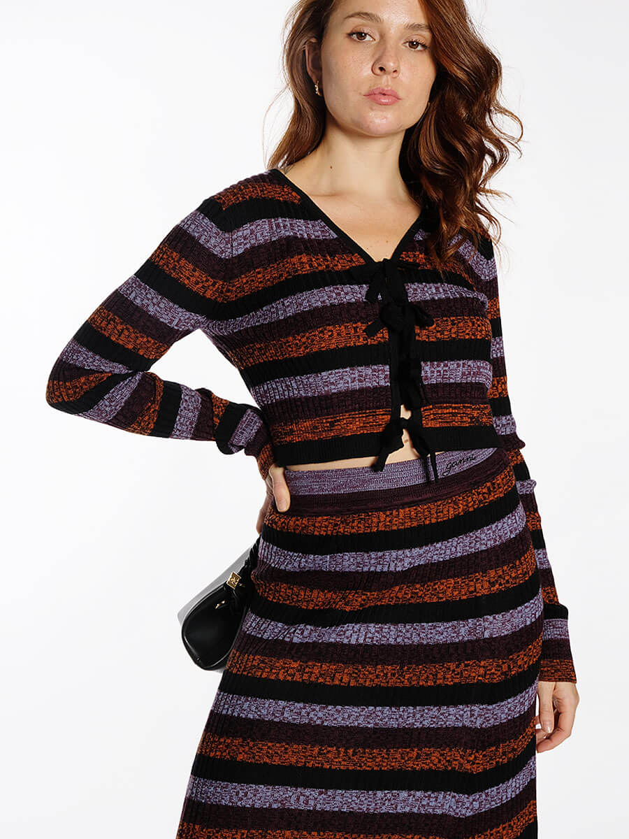 GANNI-Striped-Merino-Rib-Cropped-Cardigan