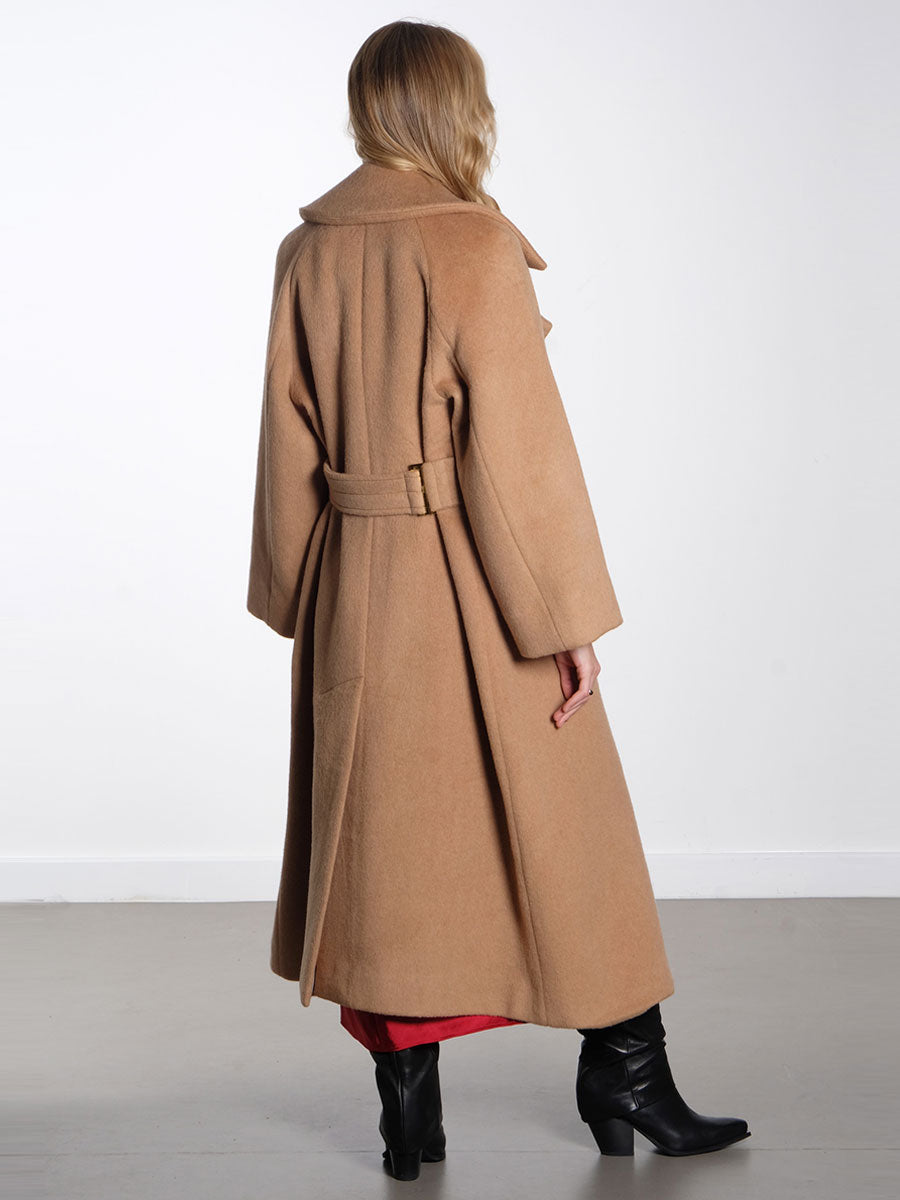 Camel Wool Blend Coat