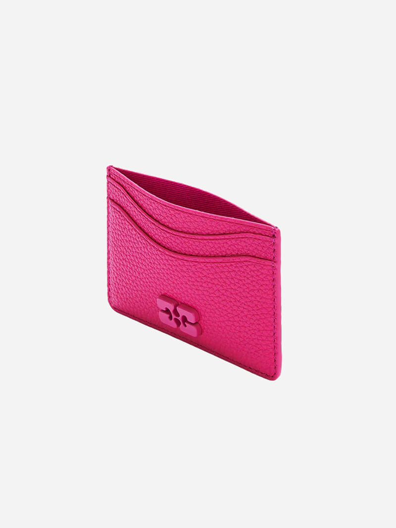 GANNI
Bou Card Holder Grained - Cabaret