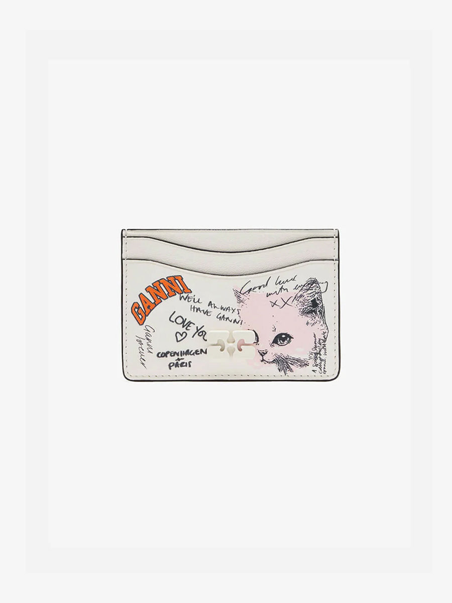 GANNI
Kitty GANNI Bou Card Holder - Egret