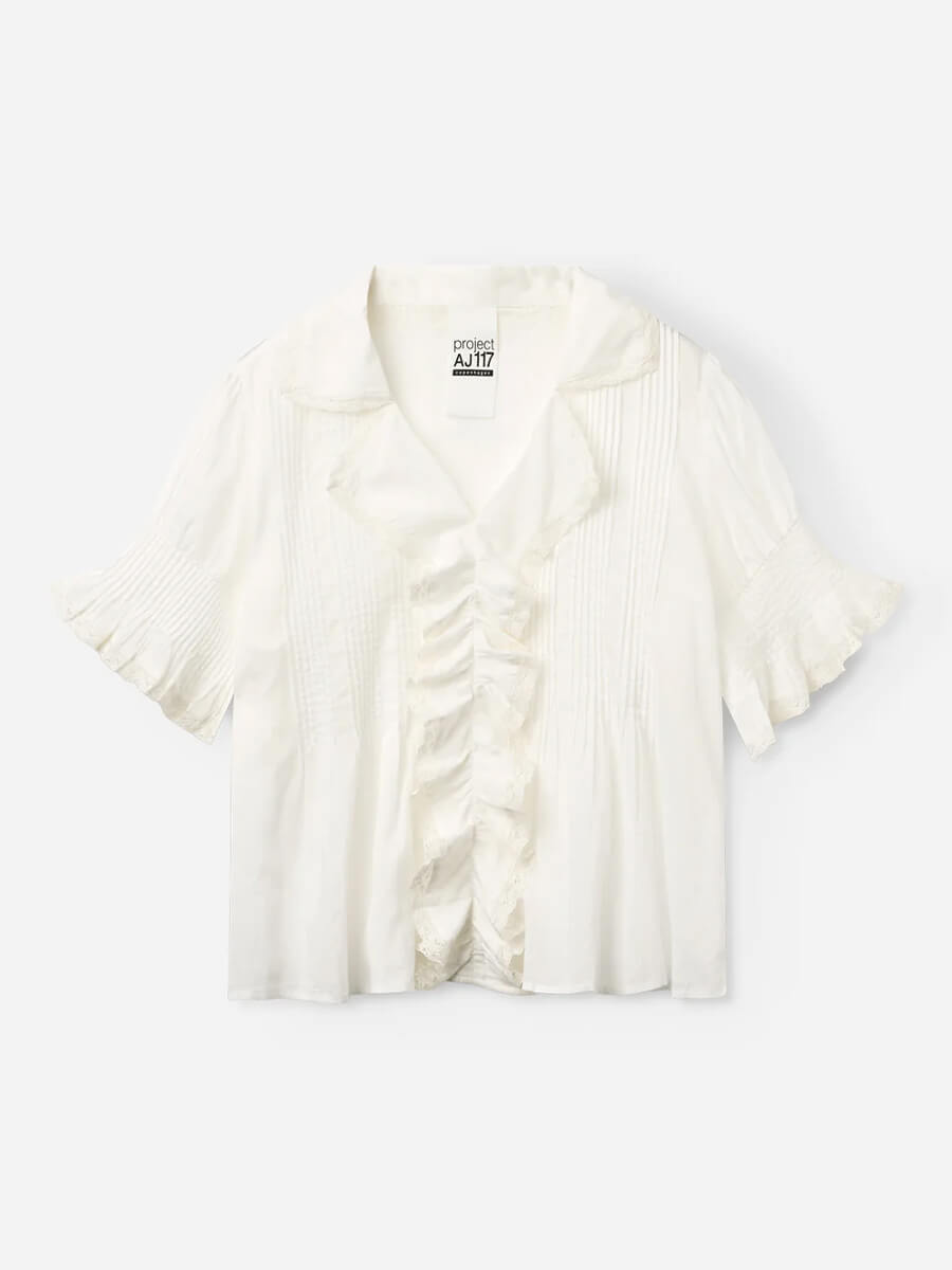 PROJECT AJ117 Gail Blouse - Chalk