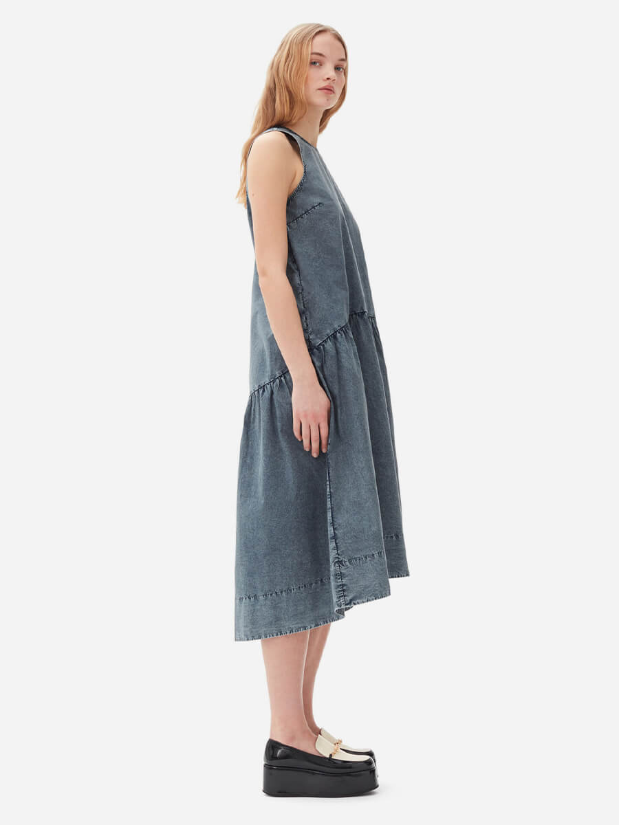 Ganni-Cotton-Poplin-Open-Back-Midi-Dress