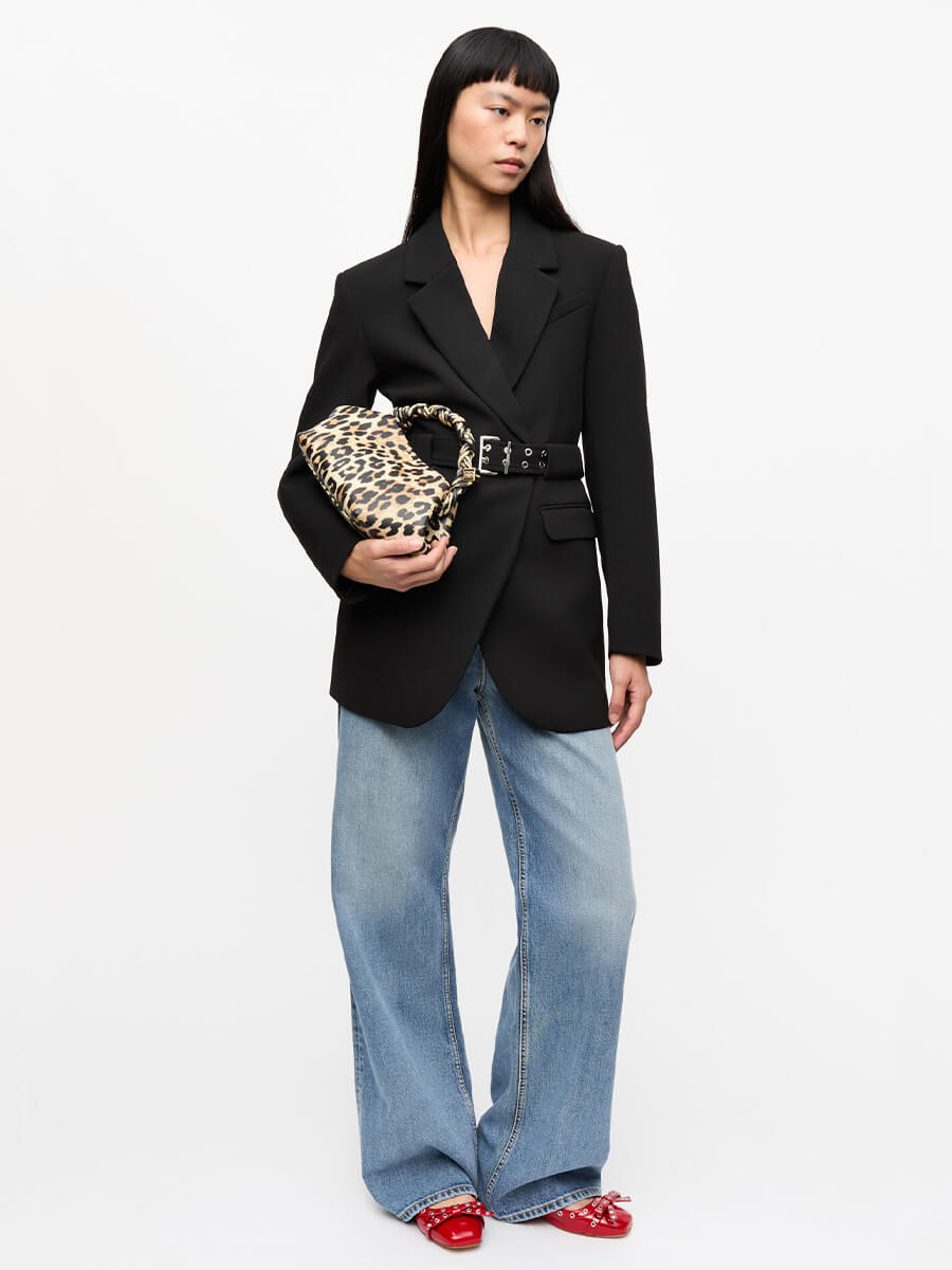 Ganni-Ganni-Black-Bonded-Crepe-Blazer