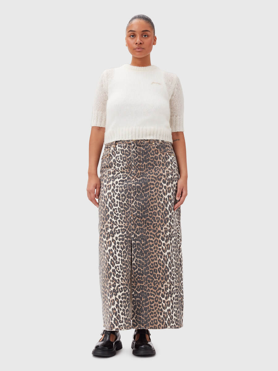 Ganni-Leopard-Denim-Maxi-Skirt