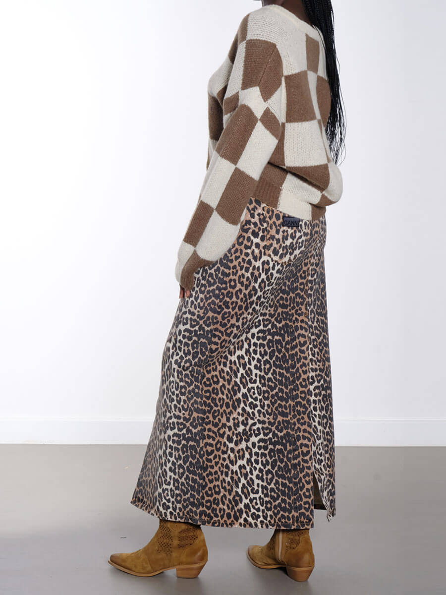 Ganni-Leopard-Denim-Skirt-(2)
