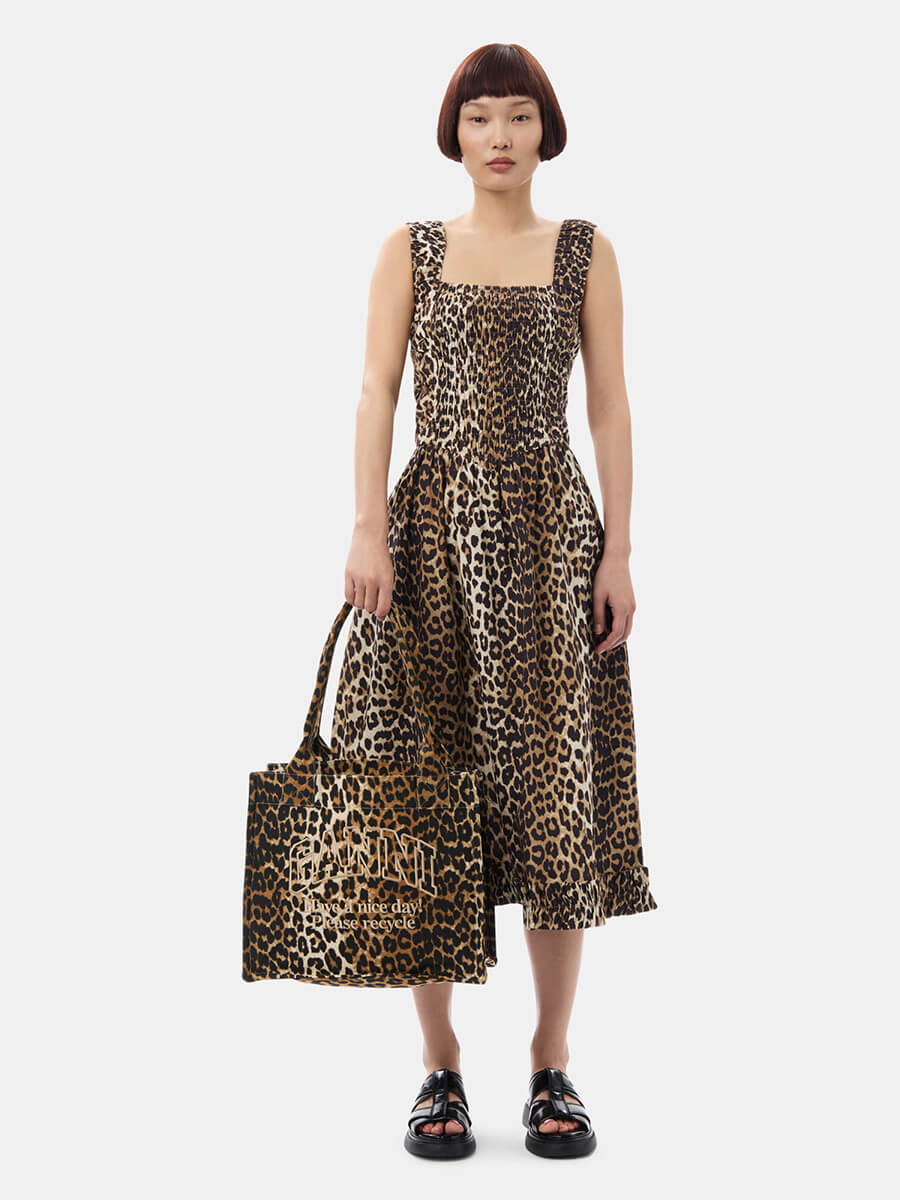 Ganni-Leopard-Print-Canvas-Tote-Bag