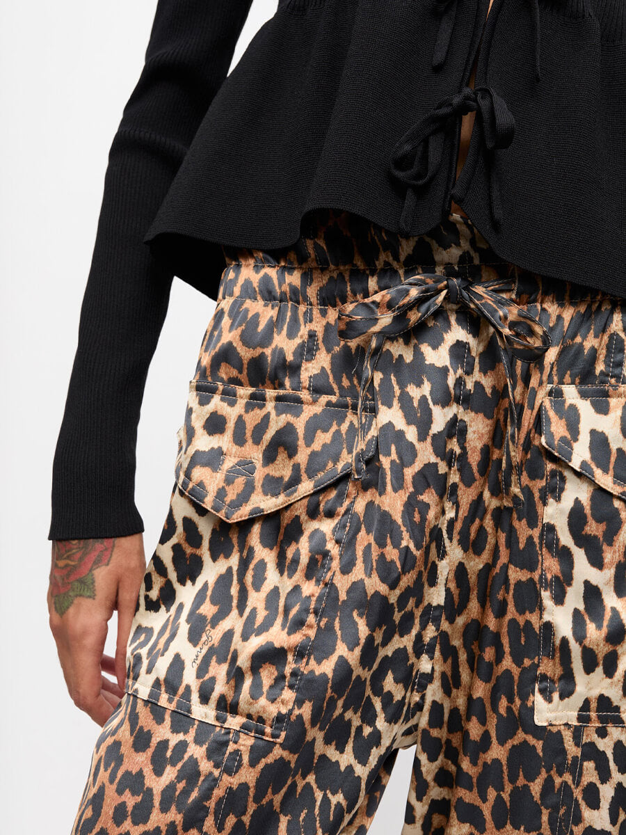 Ganni-Leopard-Printed-Satin-Trousers