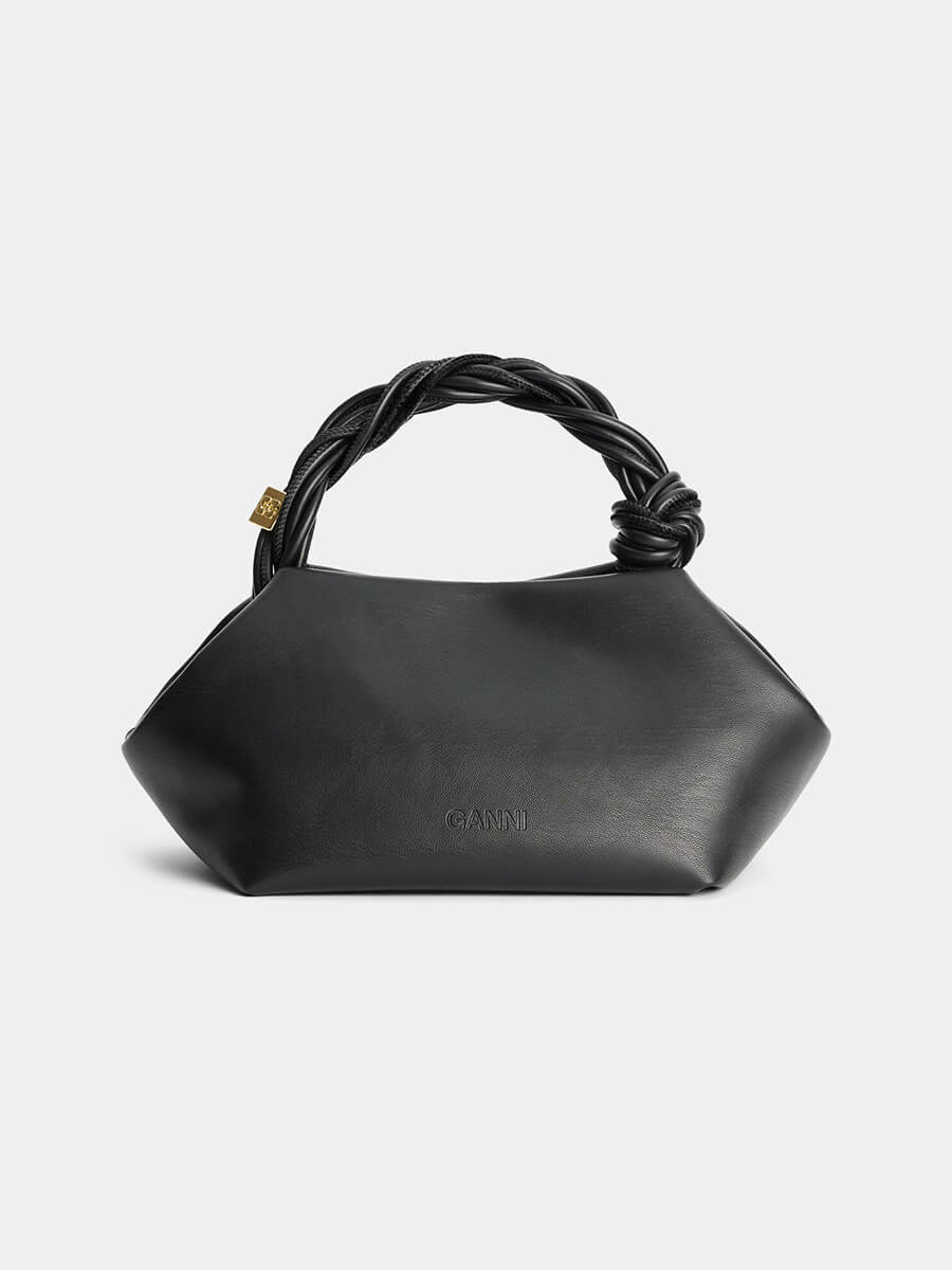 Ganni-Small-Ganni-Bou-Bag-Black