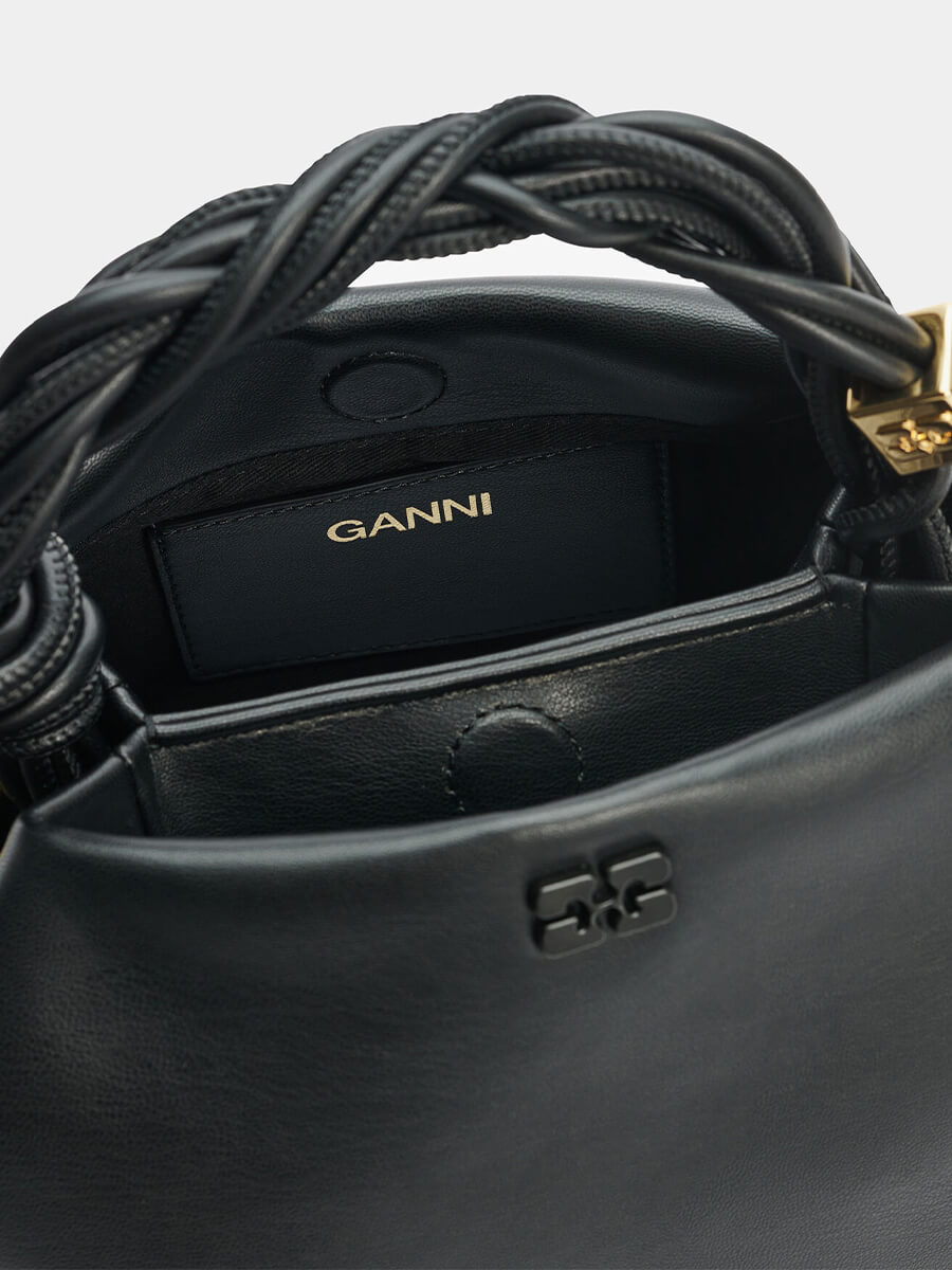 Ganni-Small-Ganni-Bou-Bag-Black