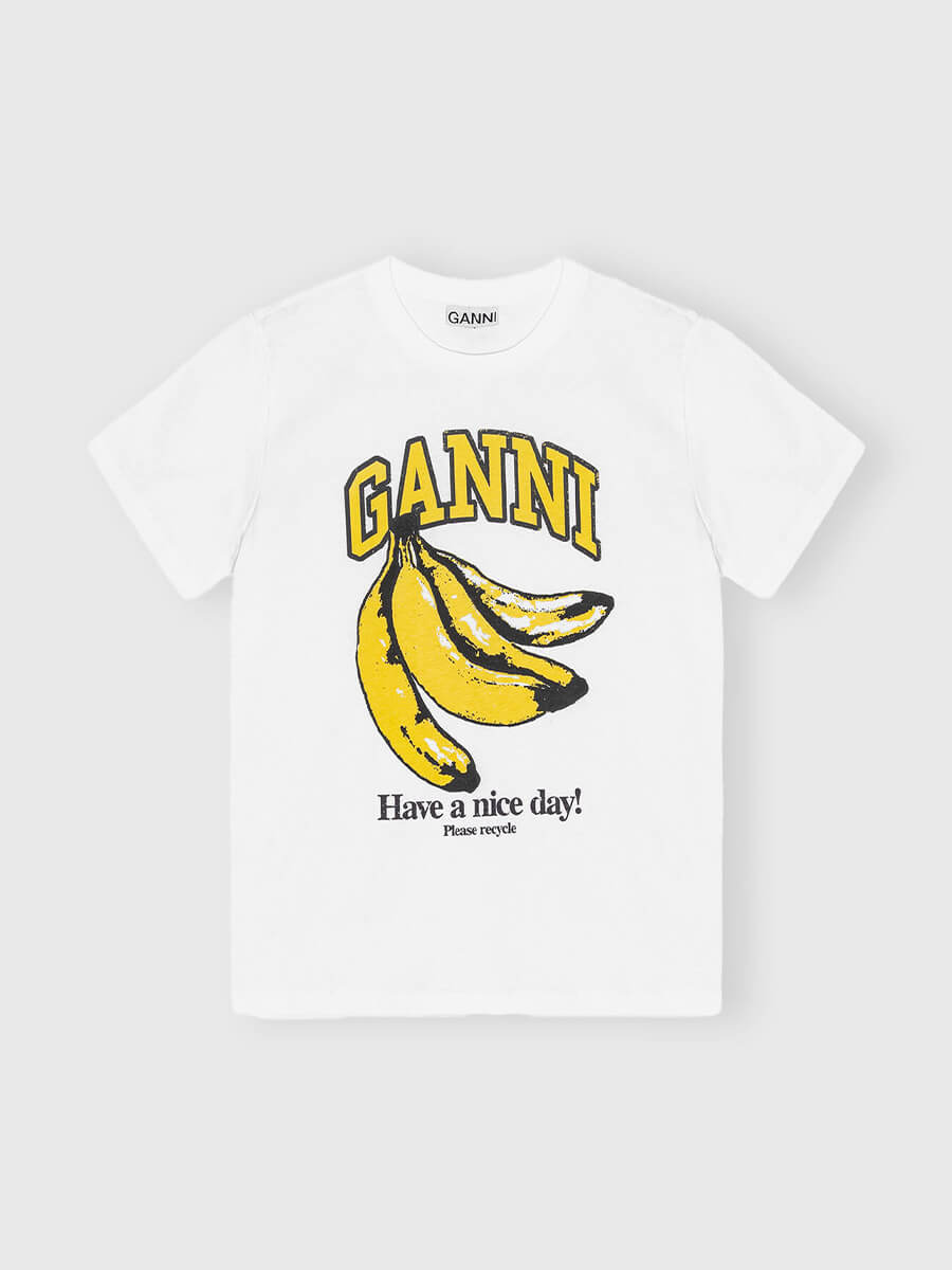 Ganni-White-Relaxed-Banana-T-shirt