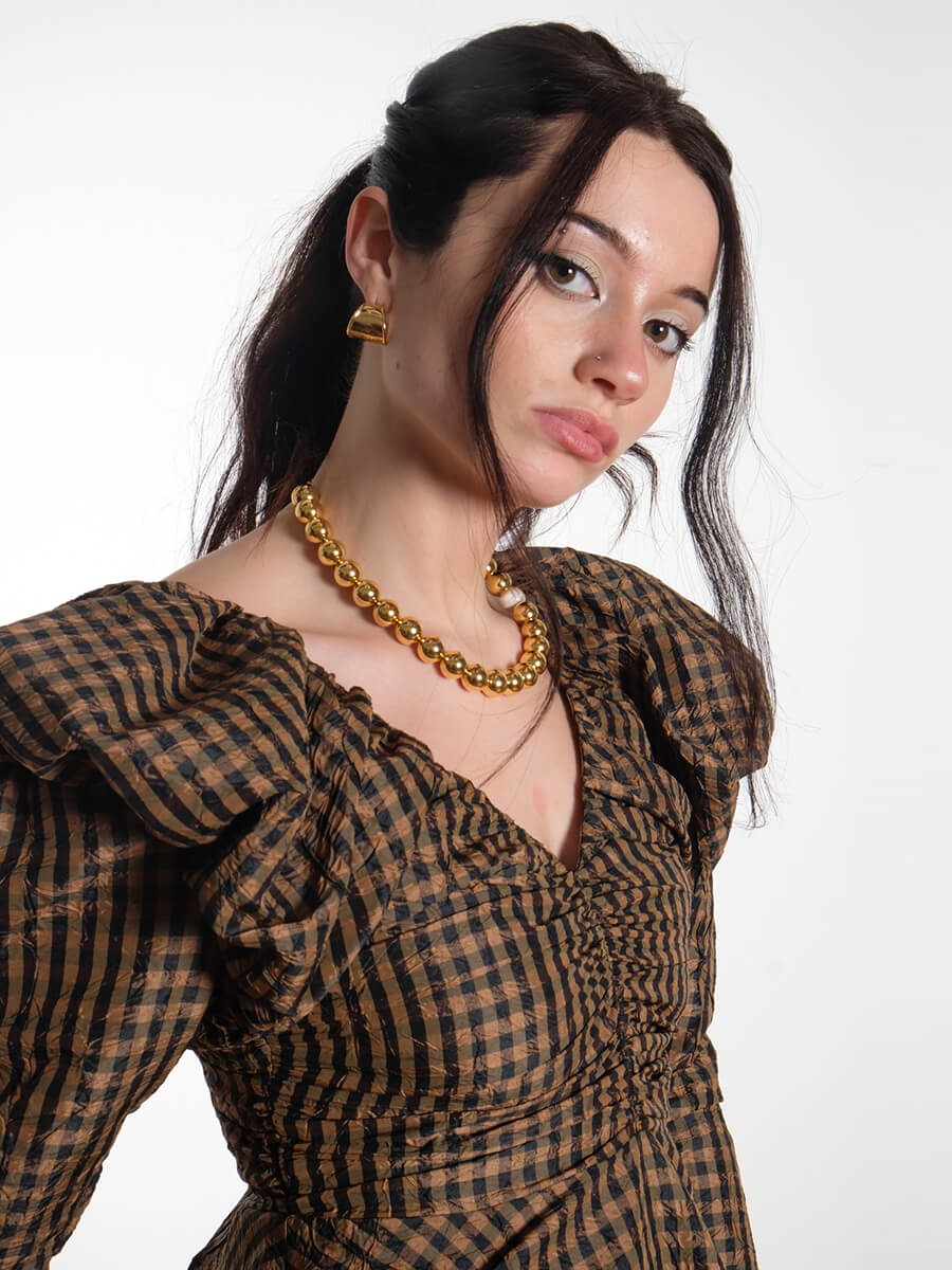 ANNI LU
Hi Ho Gold Necklace