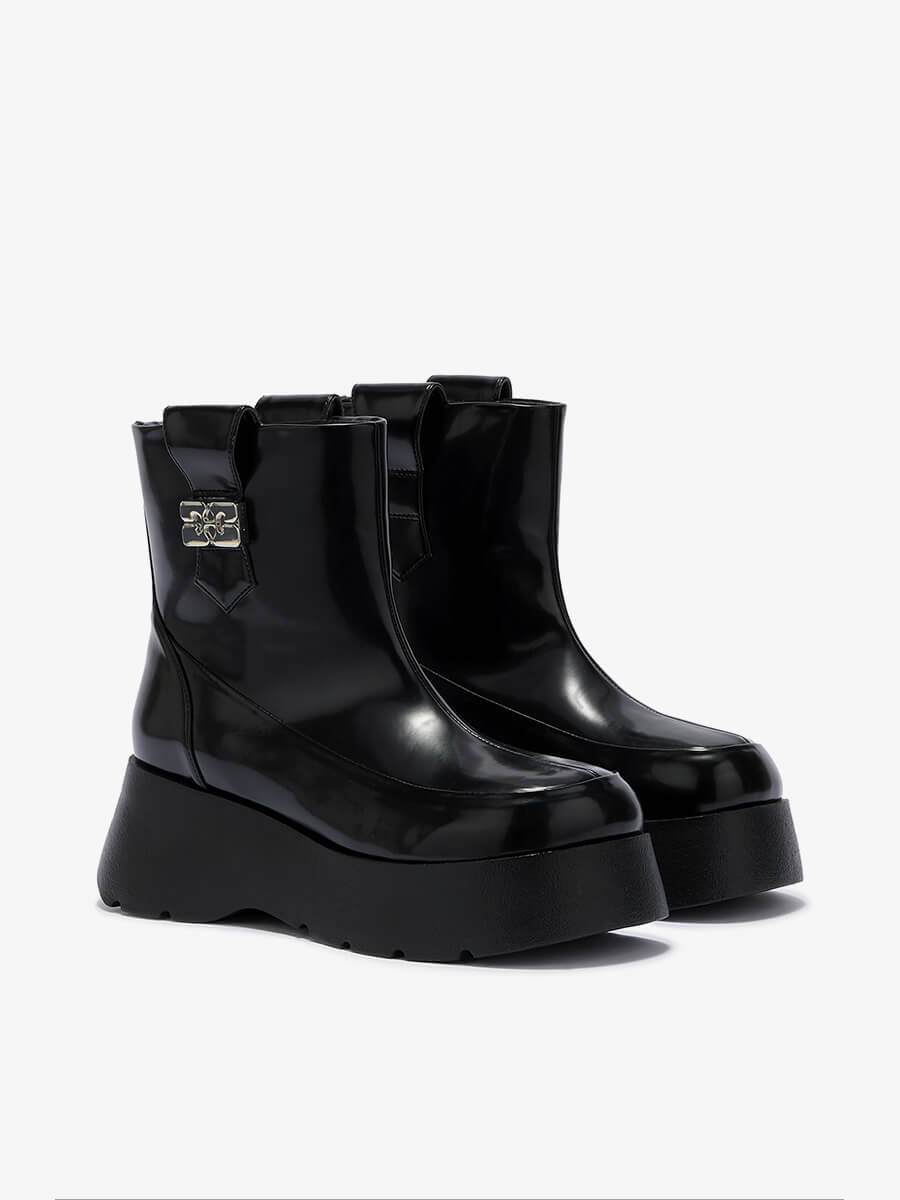 Ganni - Kat Low Boot Box Oleatex