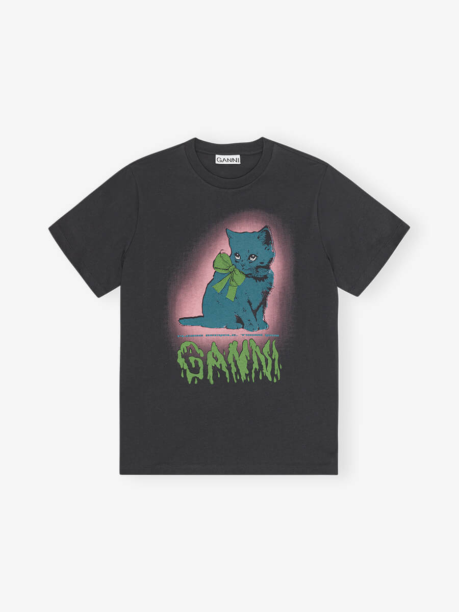 Ganni - Phantom Kitty T-Shirt