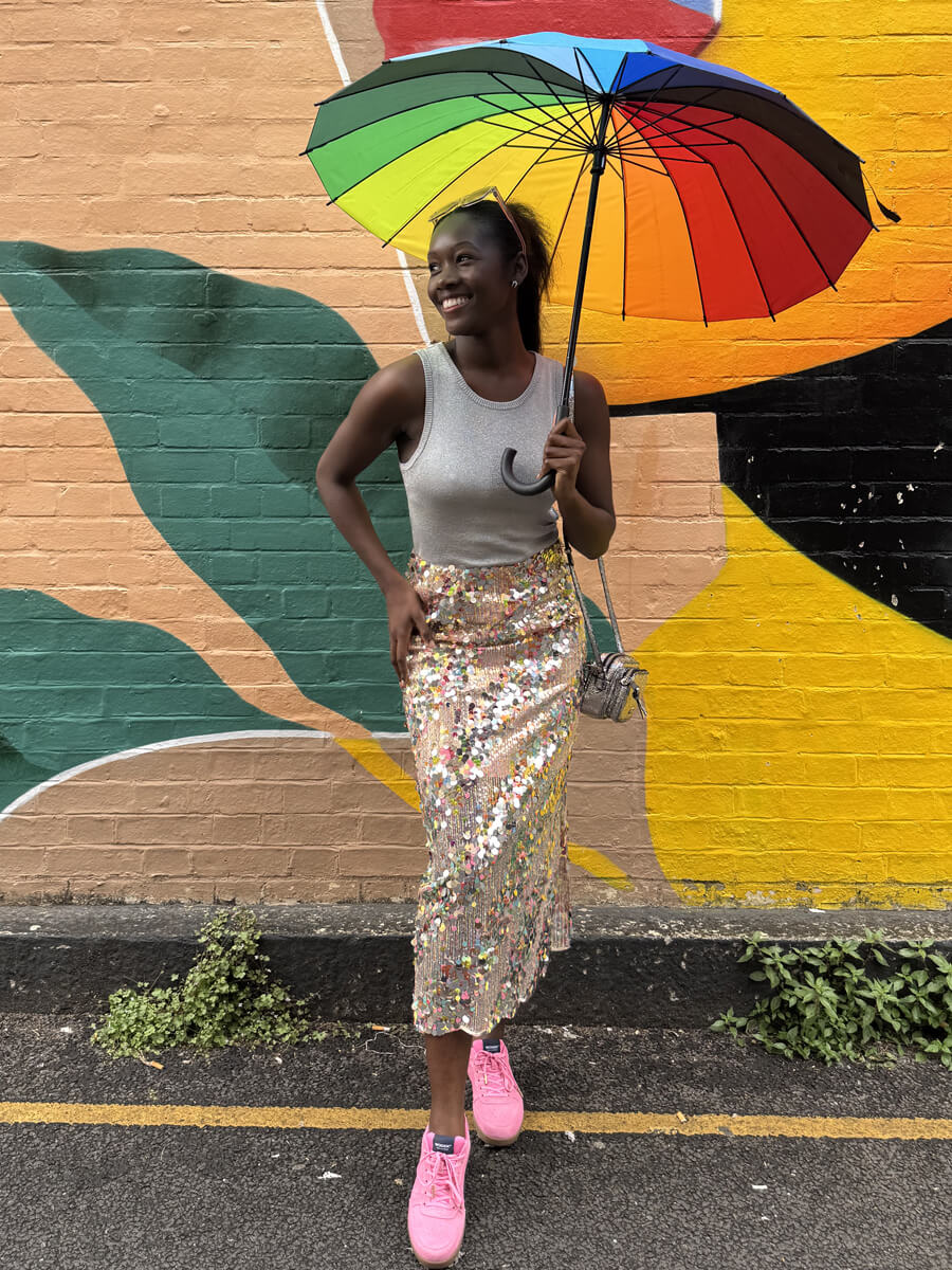 HUNKON
Blaze Sequin Skirt