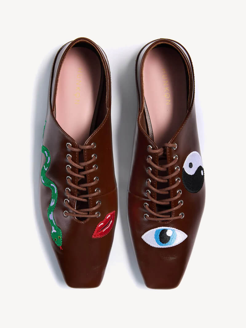 HUNKON
Elfrida Shoes - Brown