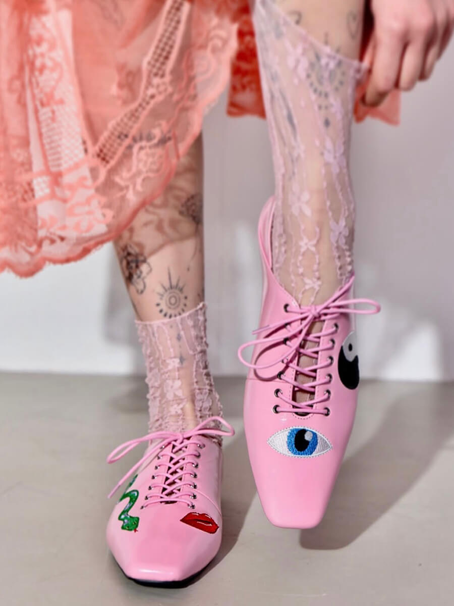 HUNKON
Elfrida Shoes - Pink