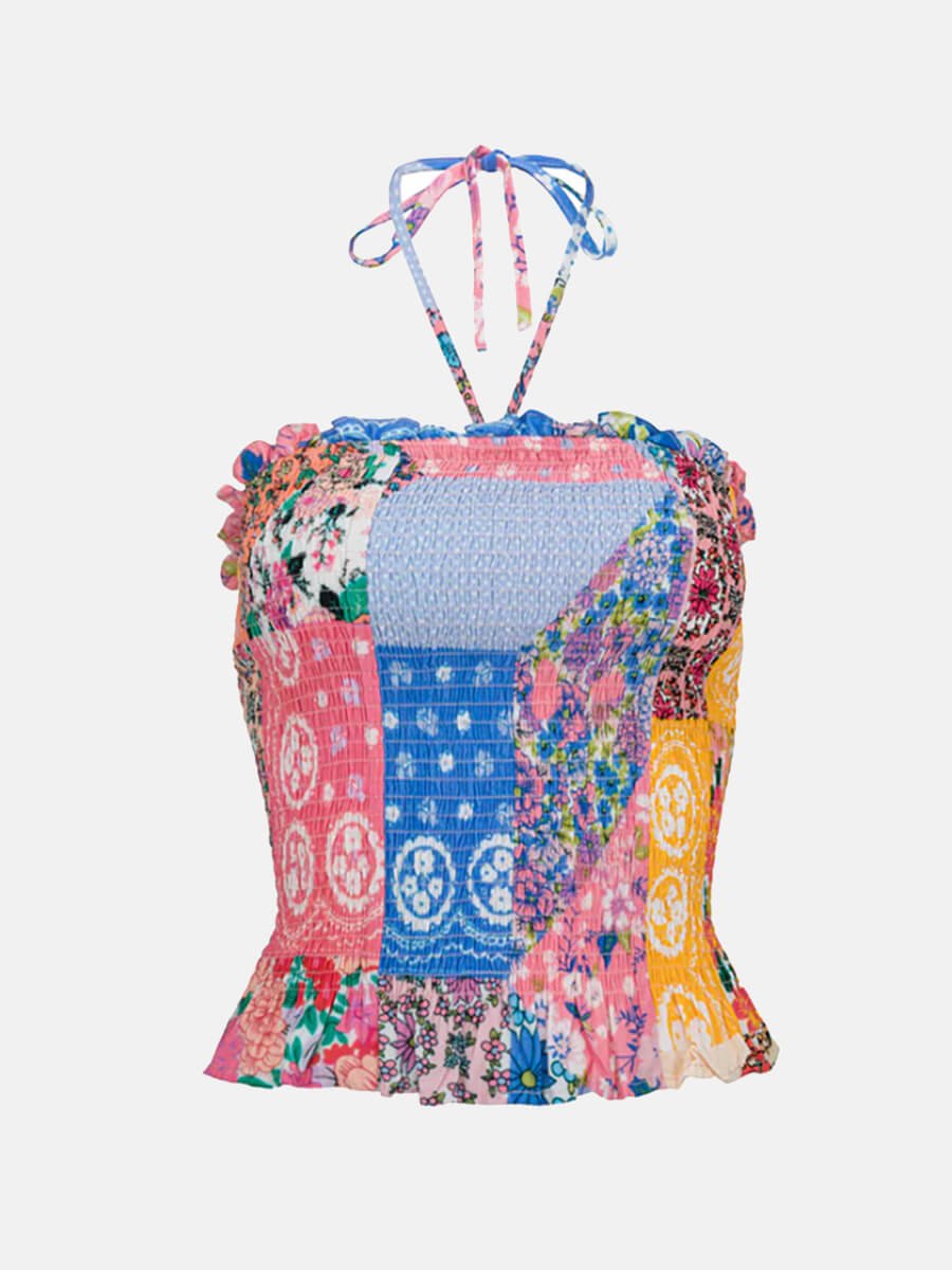 HUNKON
Una Smock Top - Patchwork