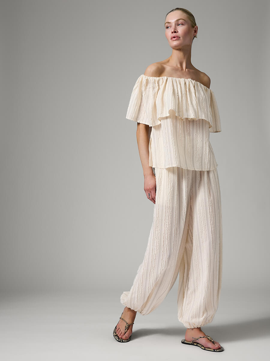 DAY BIRGER ET MIKKELSEN
Hera Raw Stripes Top - Jet Stream