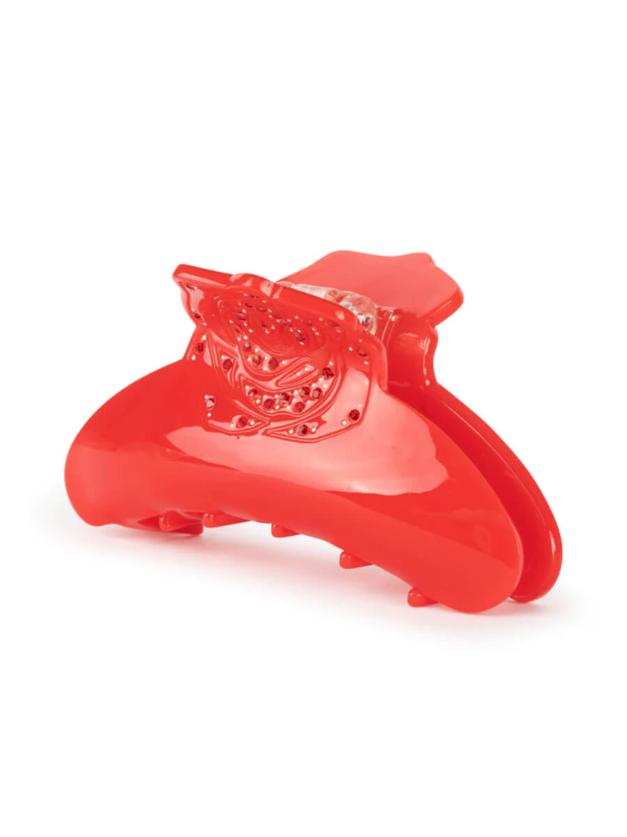 Sui Ava Helle Rose Middle Hairgrip - Red
