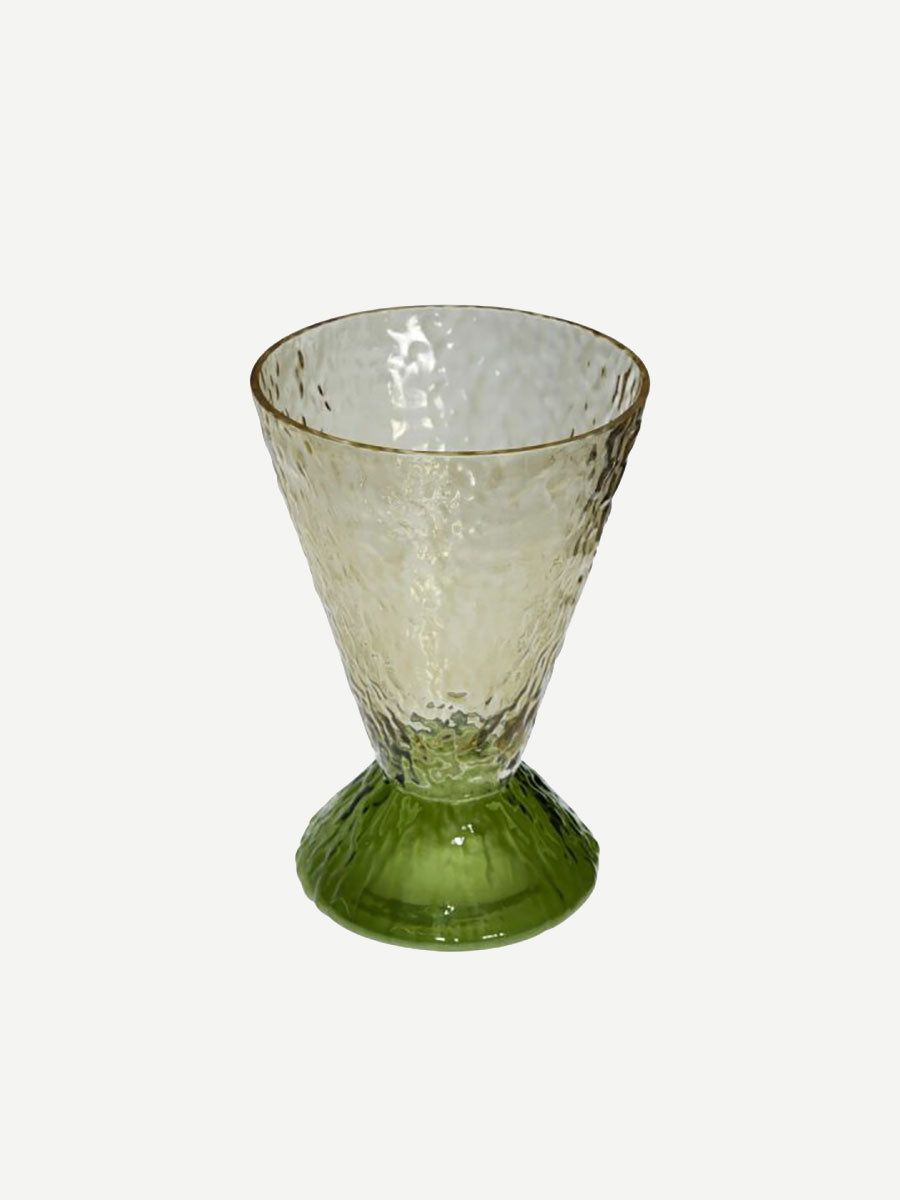 Hubsch Abyss Vase - Green/Brown