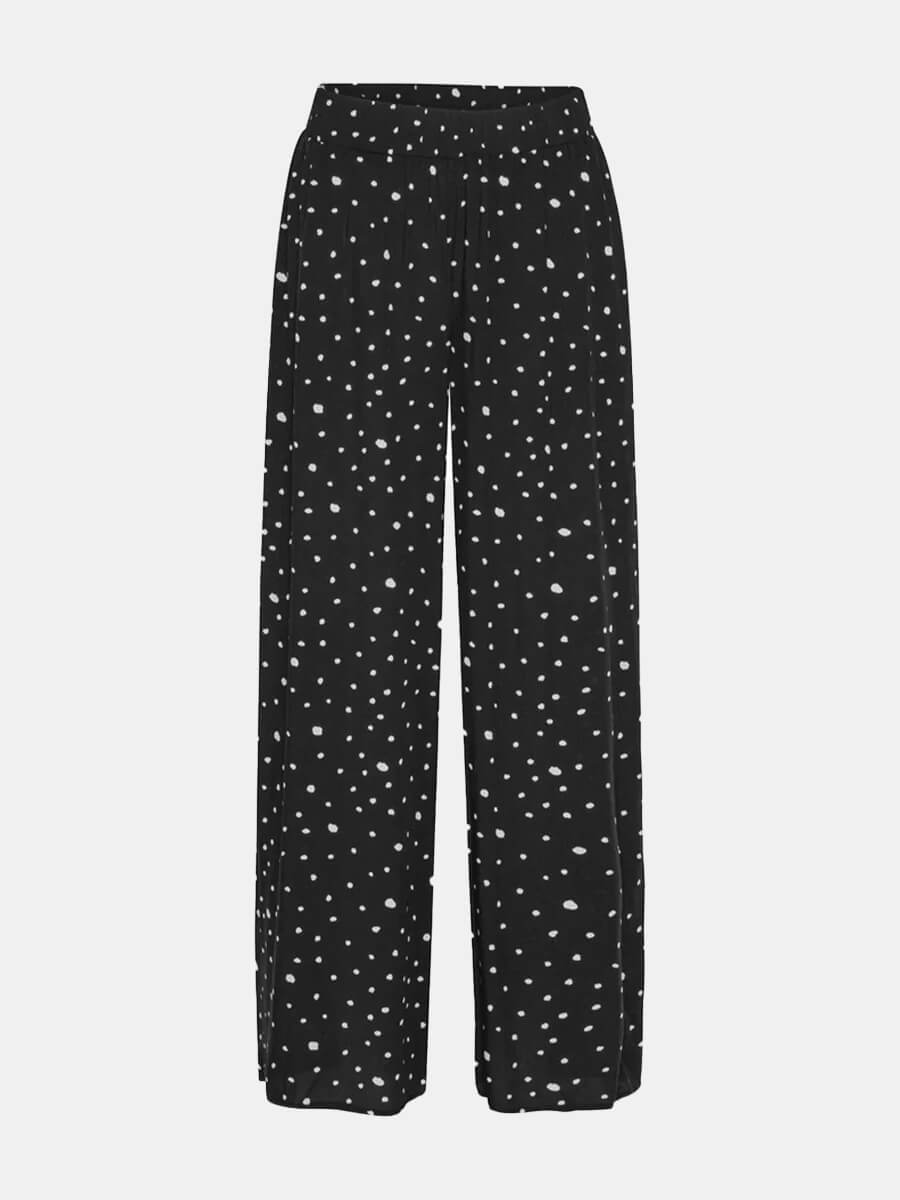 Hunkon-Kris-Trousers-Black-_-White-Dots