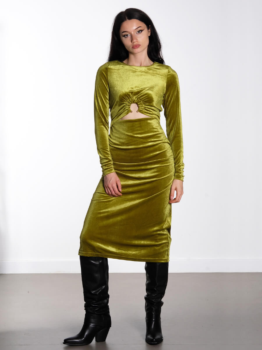 Hunkon-Saga-Velour-Dress