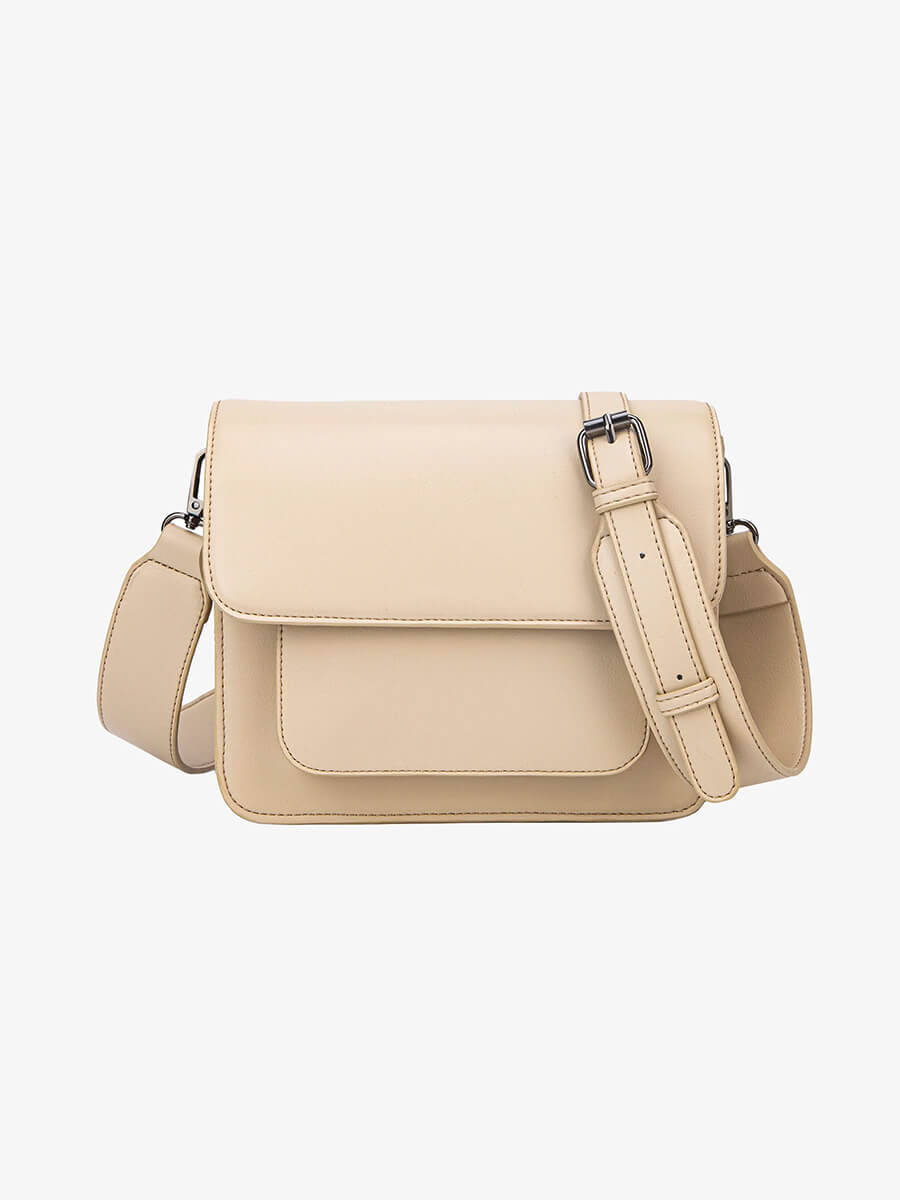 Hvisk-Cayman-Pocket-Soft-Crossbody-Bone-White