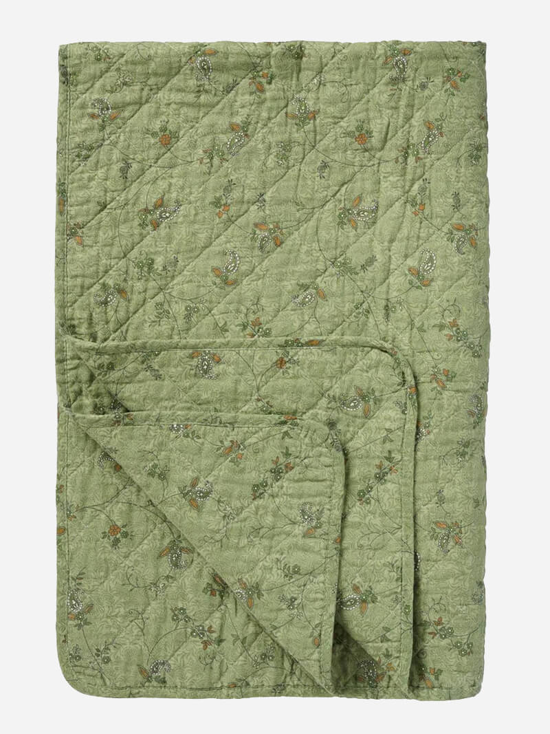 IB LAURSEN
Vintage Quilt 130 x 180 - Green with Flower Vines
