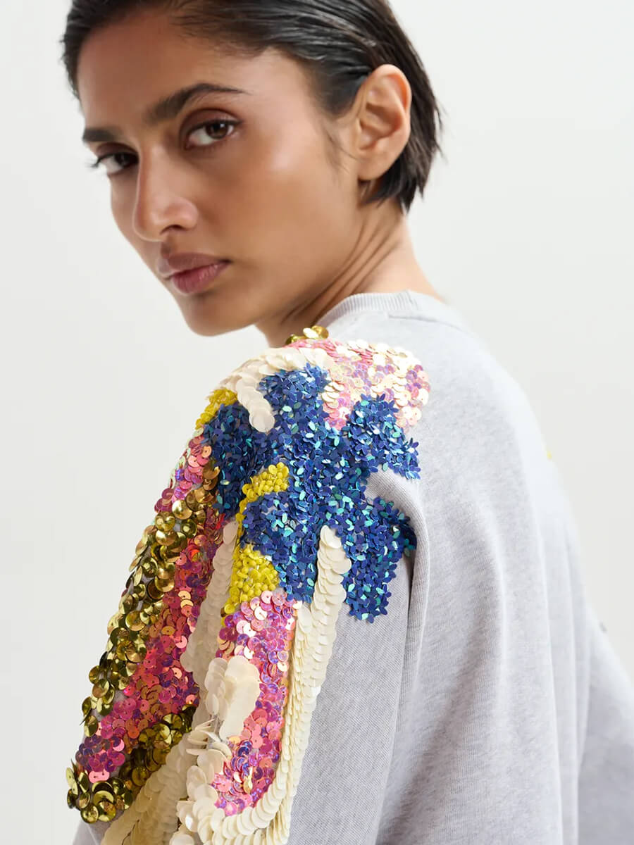 Essentiel Antwerp
Jadda Sweatshirt - Silver Lining
