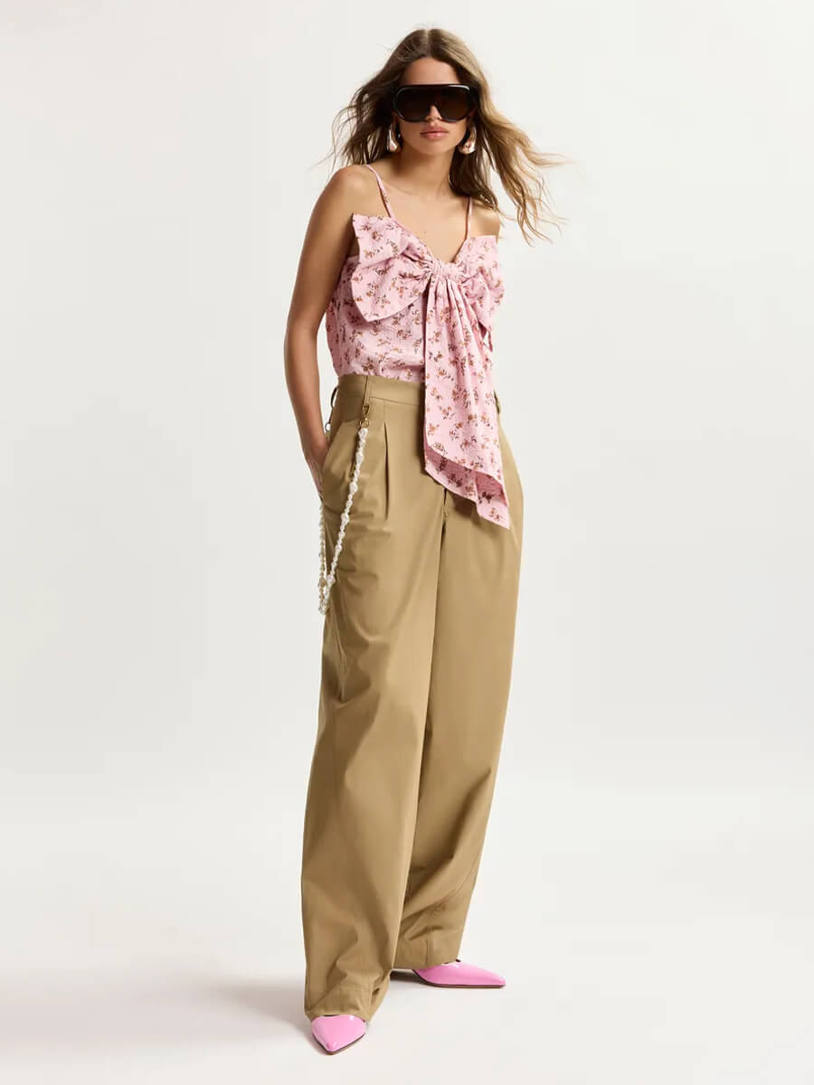 Essentiel Antwerp
Jesuis Barrel Leg Pants - Cafe Frappe