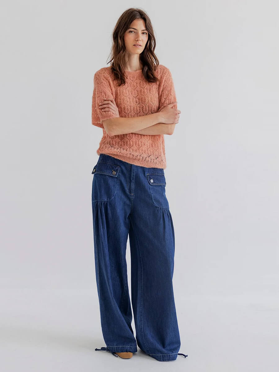 PROJECT AJ117 Jaelle Trousers - Dark Indigo