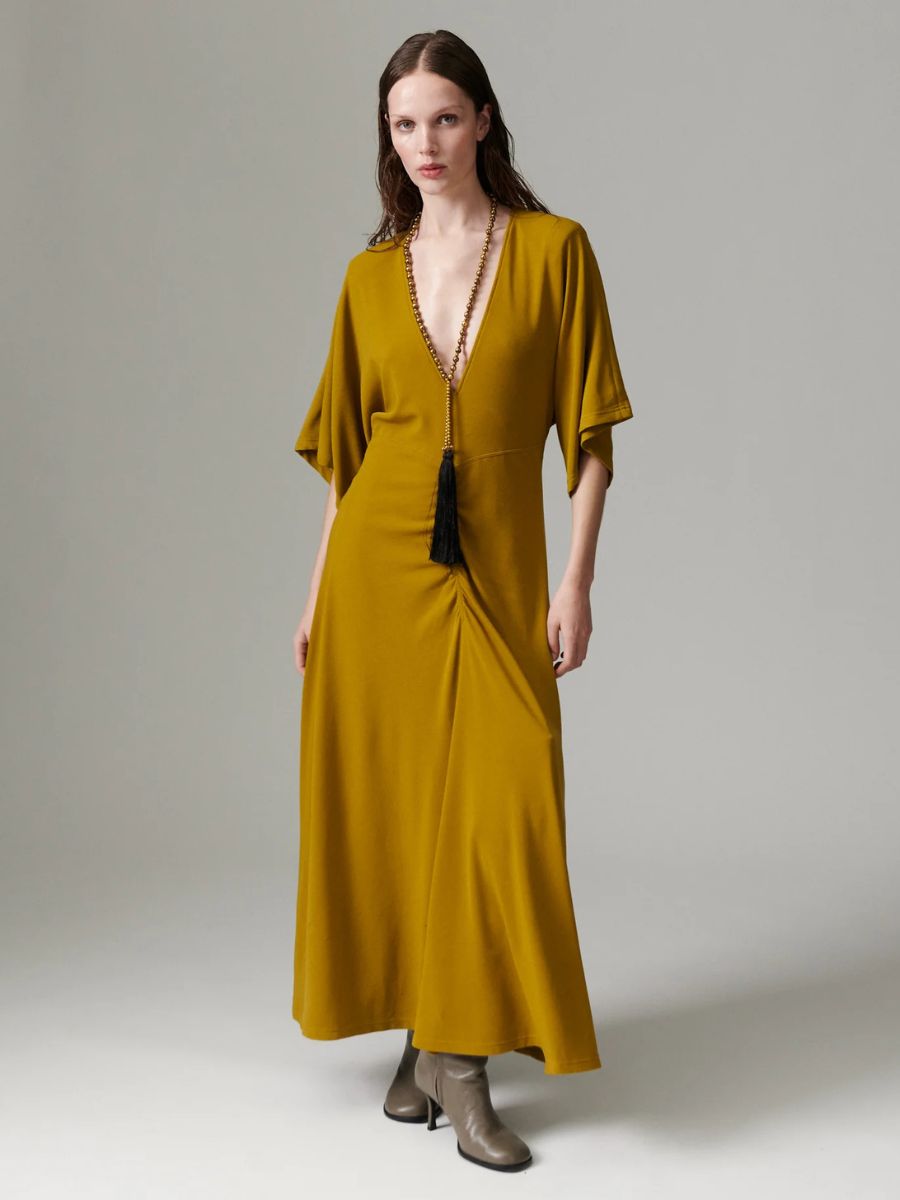  Day Birger et Mikkelsen -  Jaro Pique Dress - Ecru Olive