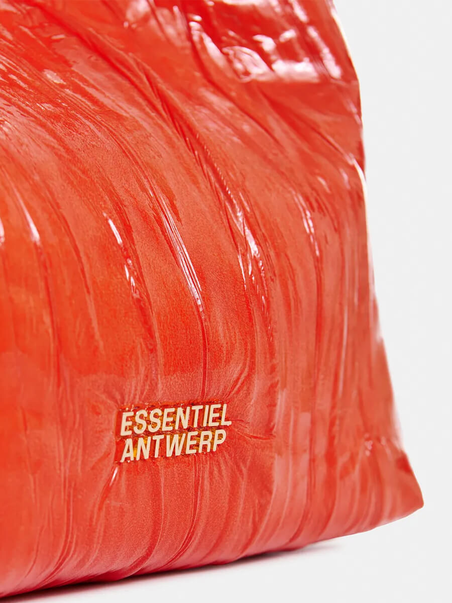 Essentiel Antwerp Jhossi Mini Print Shopper Bag - Orange