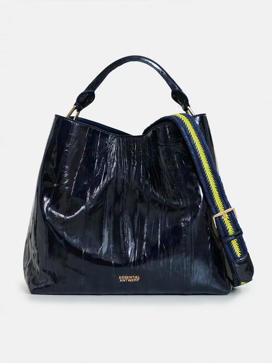 Essentiel Antwerp Jistalo Shopper Printed Bag - Navy